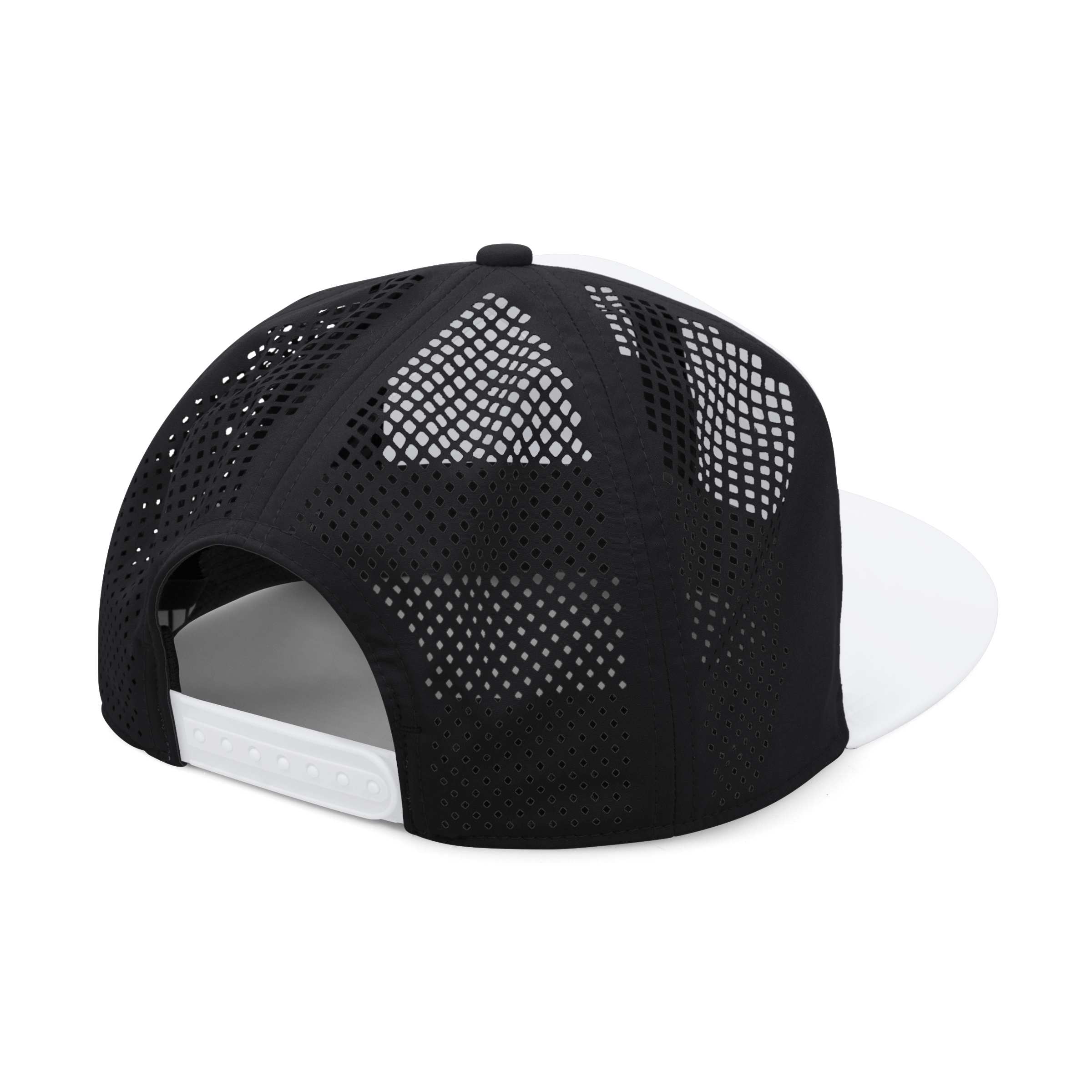 White Adidas Low-Profile Perforated Flatbill Hat - Nebraska Cornhuskers