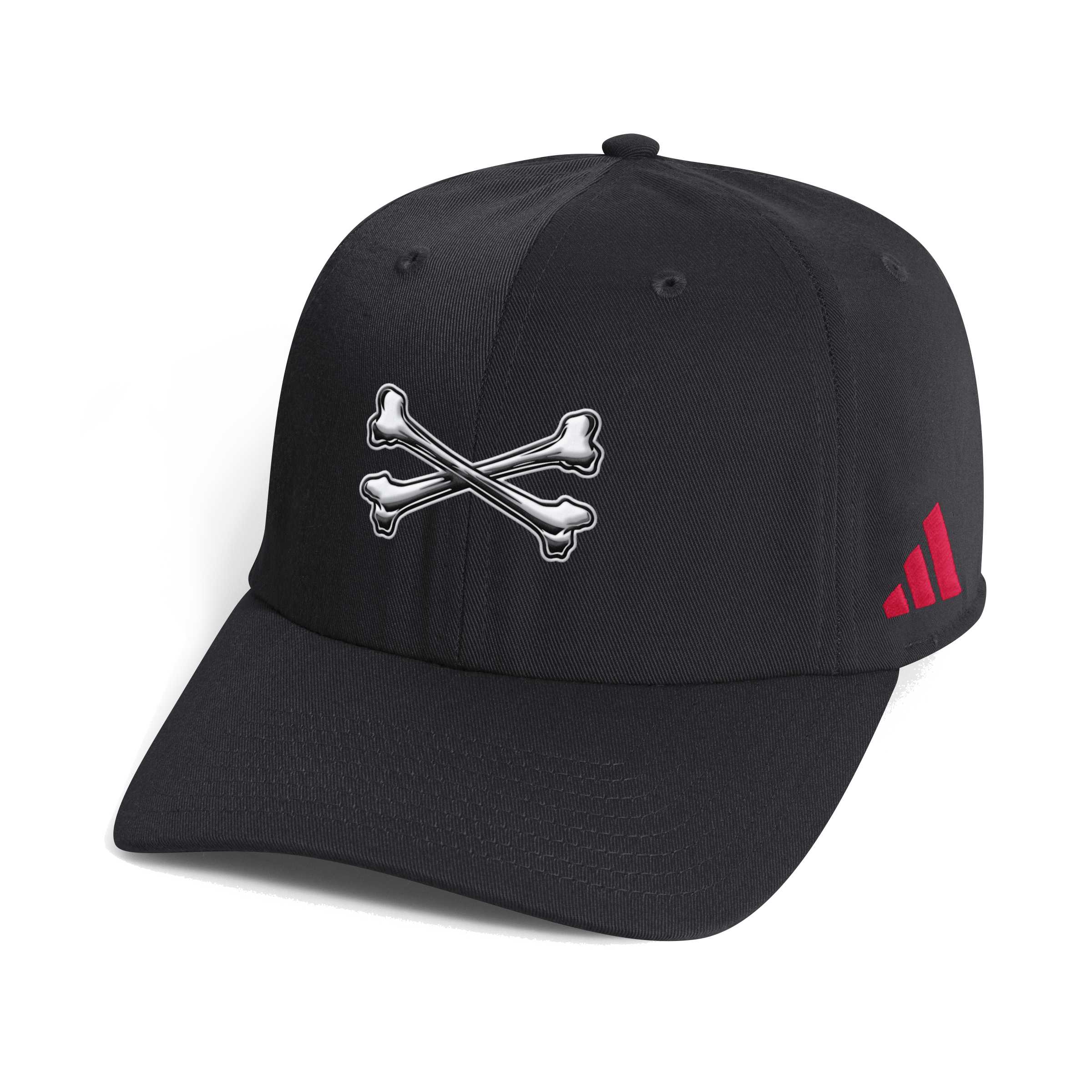 Black Adidas Strategy Slouch Hat - Nebraska Cornhuskers