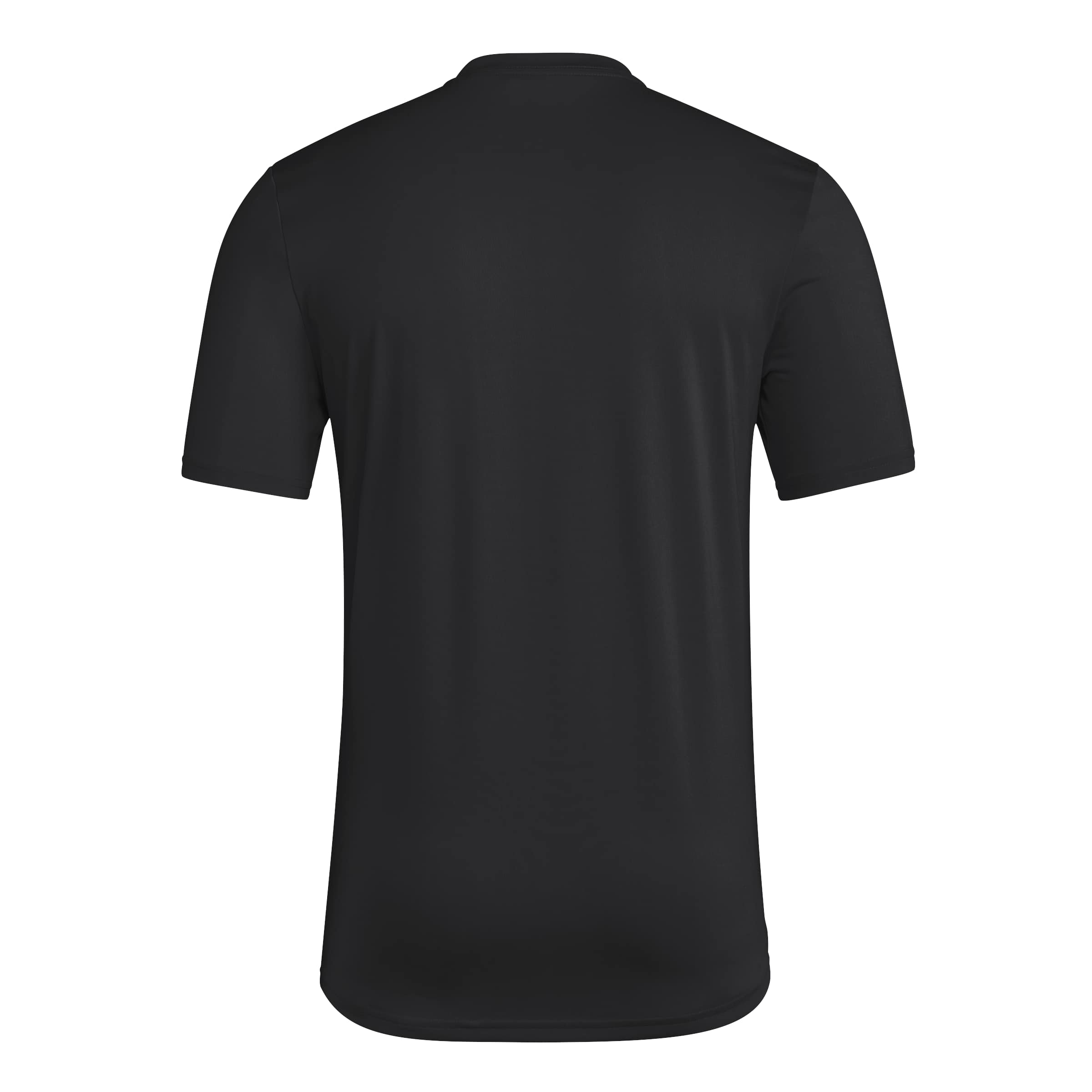 Black Adidas Men's Pregame Herbie Volleyball Husker Short Sleeve Tee - Nebraska Cornhuskers