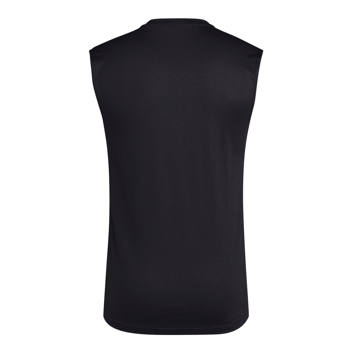Black Adidas Men's Herbie Football Pregame Sleeveless Tee - Nebraska Cornhuskers