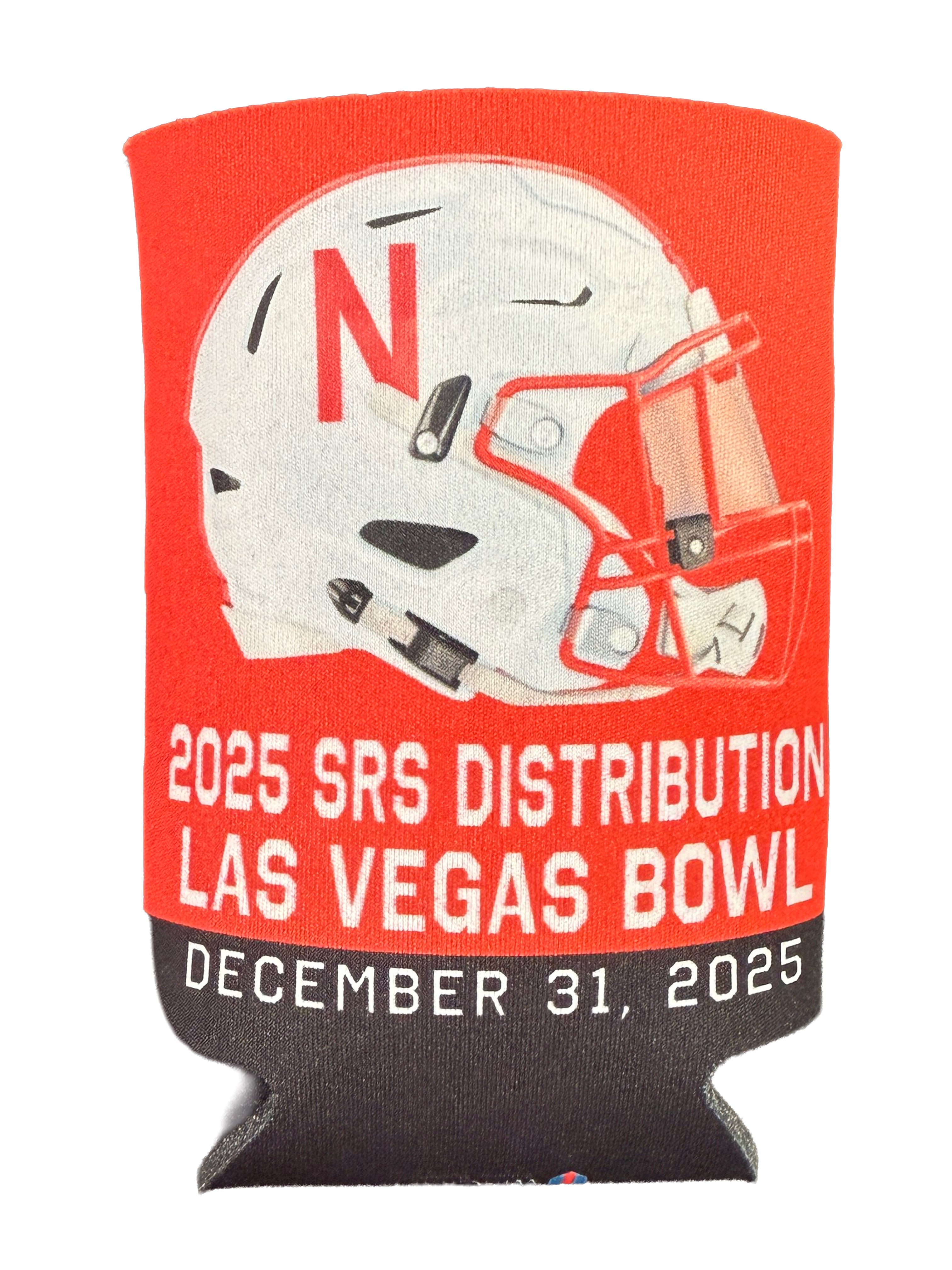 Las Vegas Bowl 2025 - 2-Sided Can Koozie - Nebraska Cornhuskers