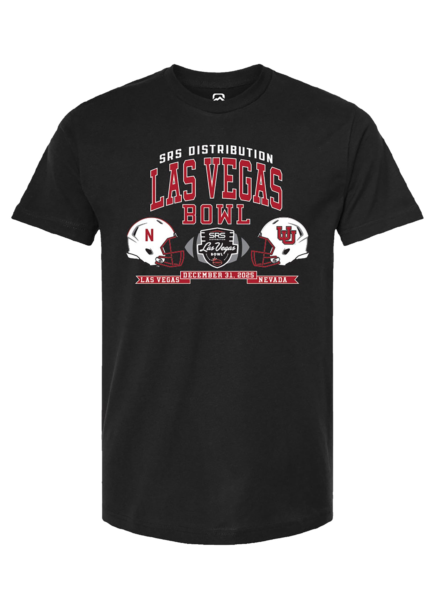 Las Vegas Bowl 2025 - Black Ribbon Tee - Nebraska Cornhuskers