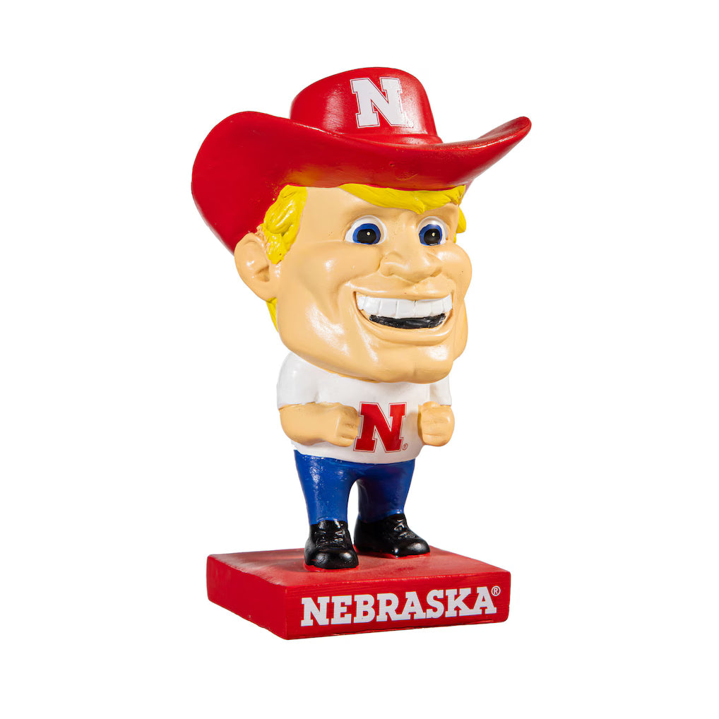 Lil Big Head Herbie Husker Garden Statue Nebraska Huskers