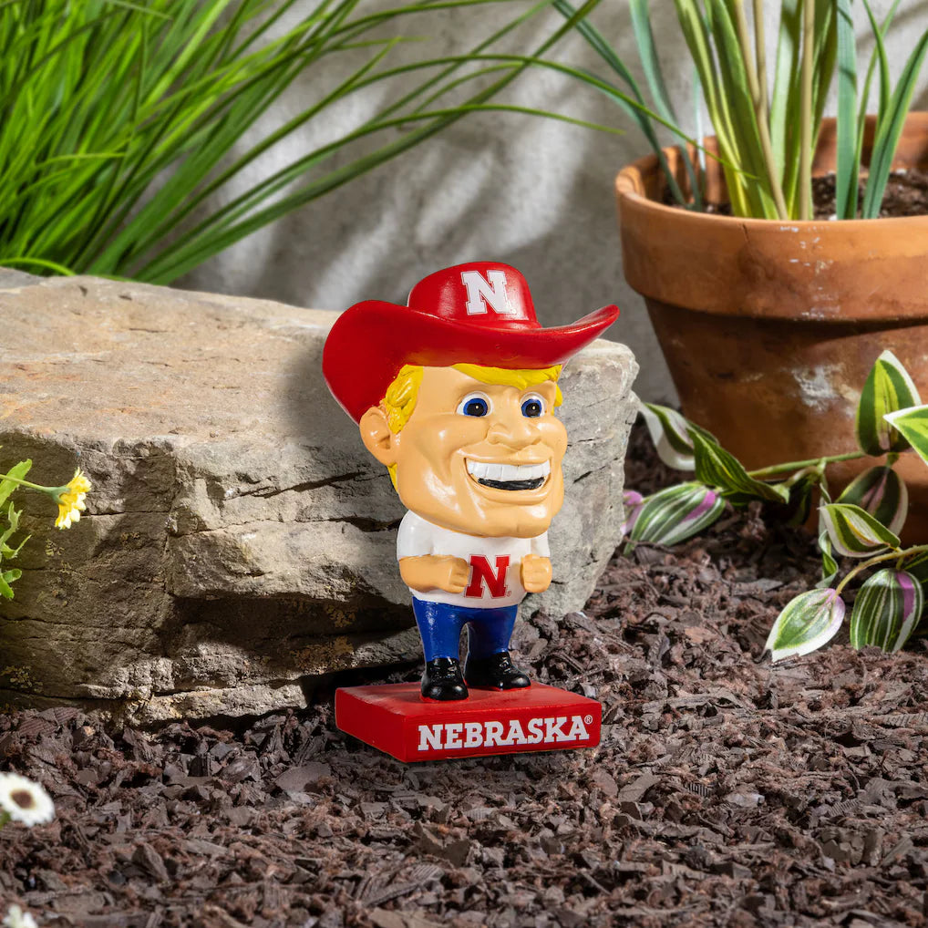 Lil Big Head Herbie Husker Garden Statue Nebraska Huskers