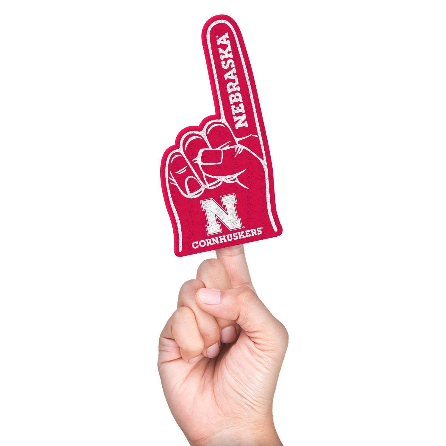 Mini Foam Finger - Nebraska Cornhuskers