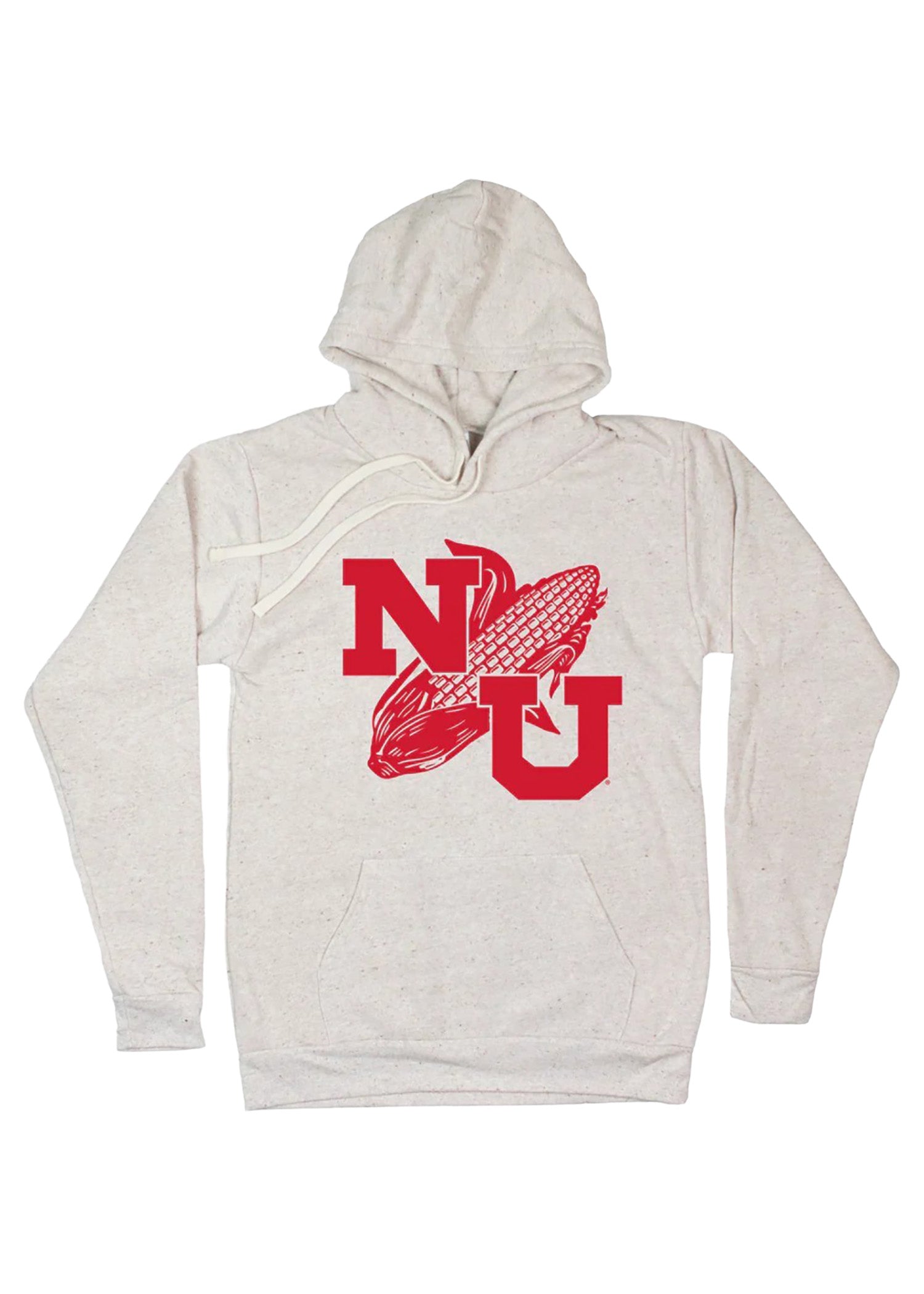 Vintage Nebraska "NU" Oatmeal Hoodie
