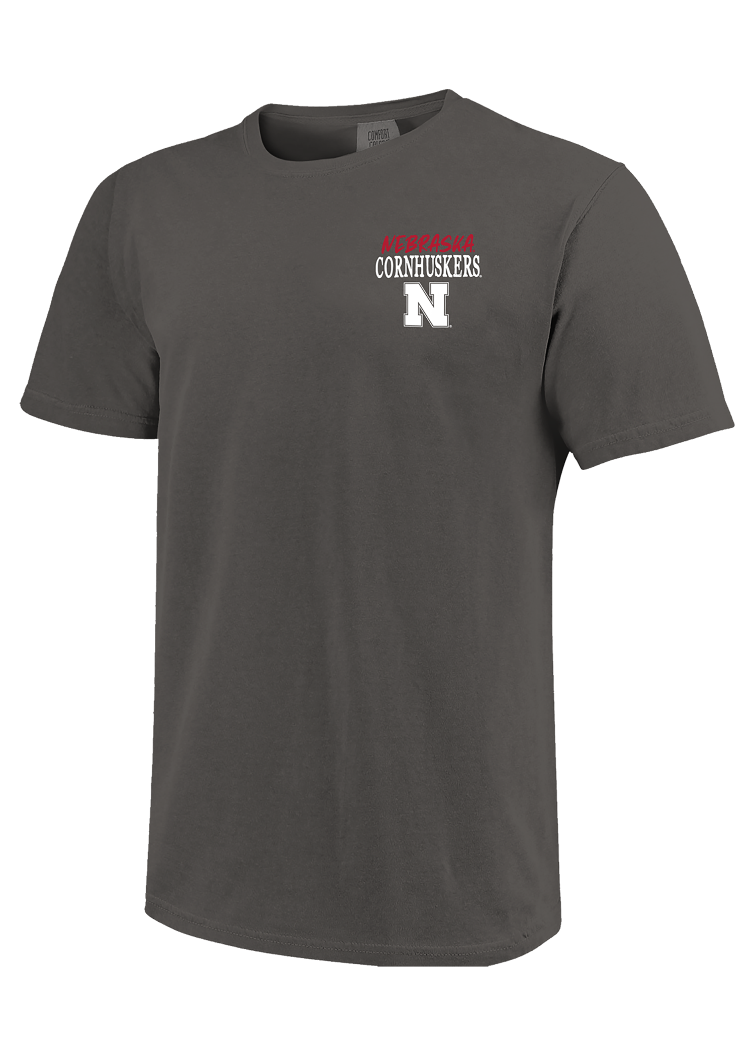 Gray All-American Dog Comfort Colors Tee - Nebraska Cornhuskers