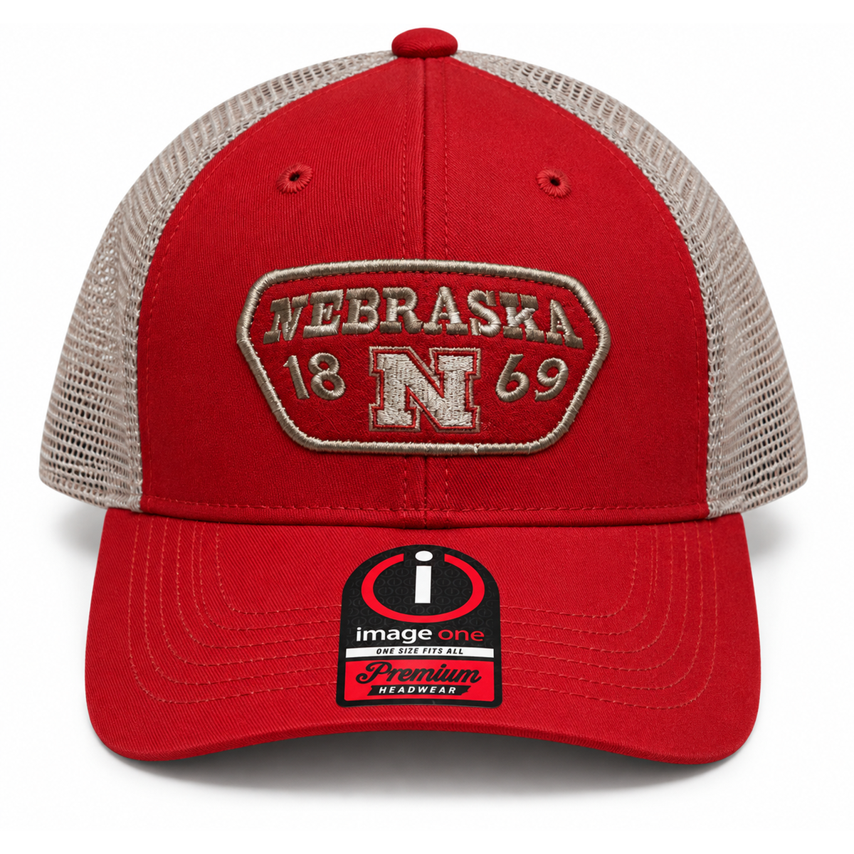 Nebraska 1869 Trucker Hat, Curved Bill, Snapback - Nebraska Cornhuskers
