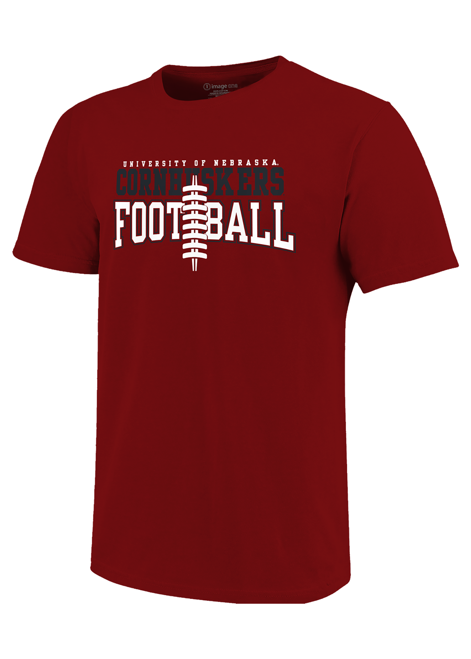 Red Men’s Short Sleeve T-Shirt – University of Nebraska Cornhuskers Football