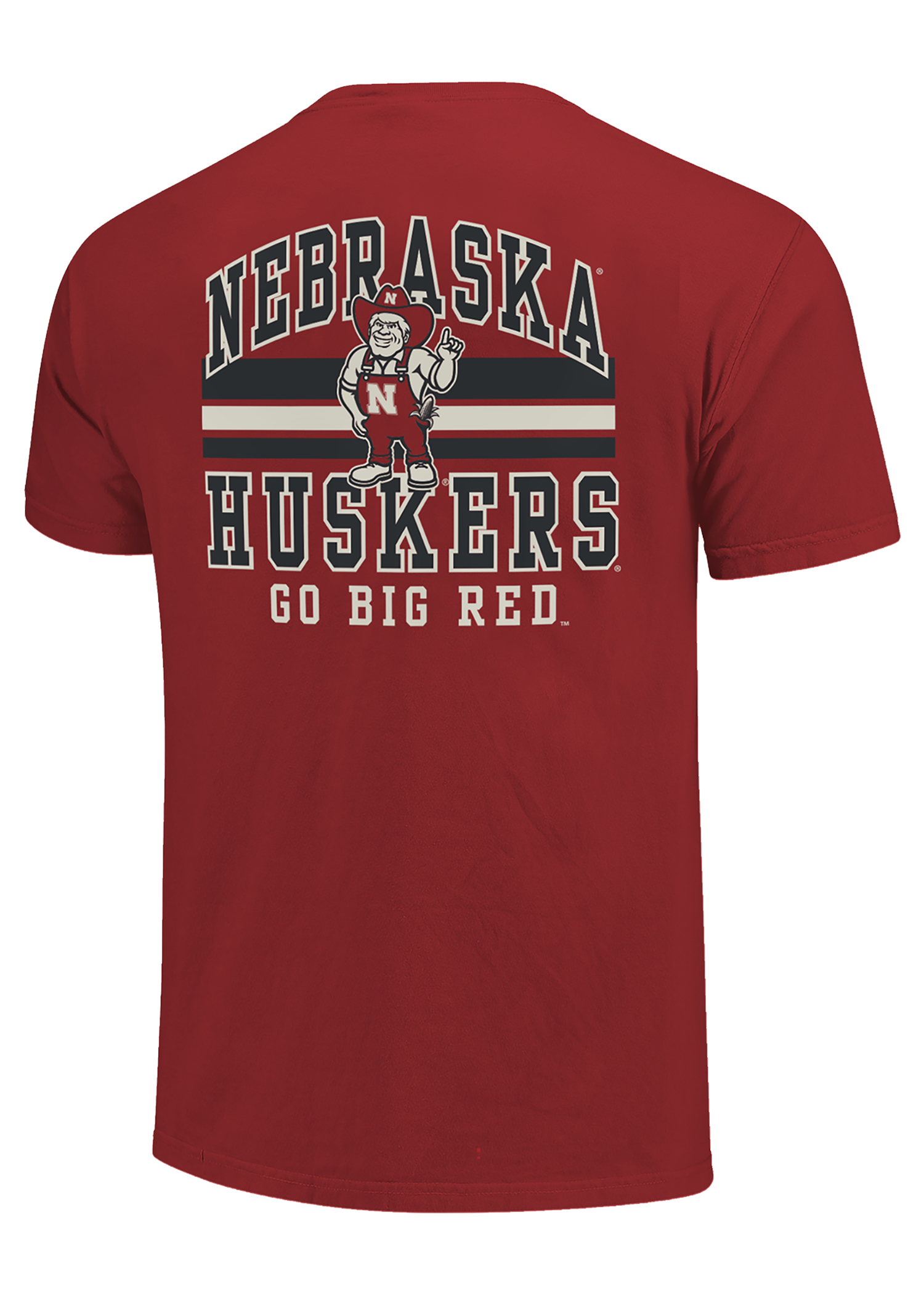 Red Men’s Short Sleeve T-Shirt – Herbie Huskers Go Big Red