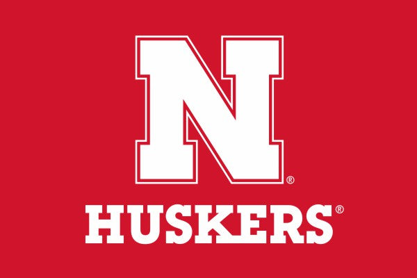 N Huskers - Flag Single Sided Silk Screened 4ft x 6ft Grommet Nebraska Cornhuskers