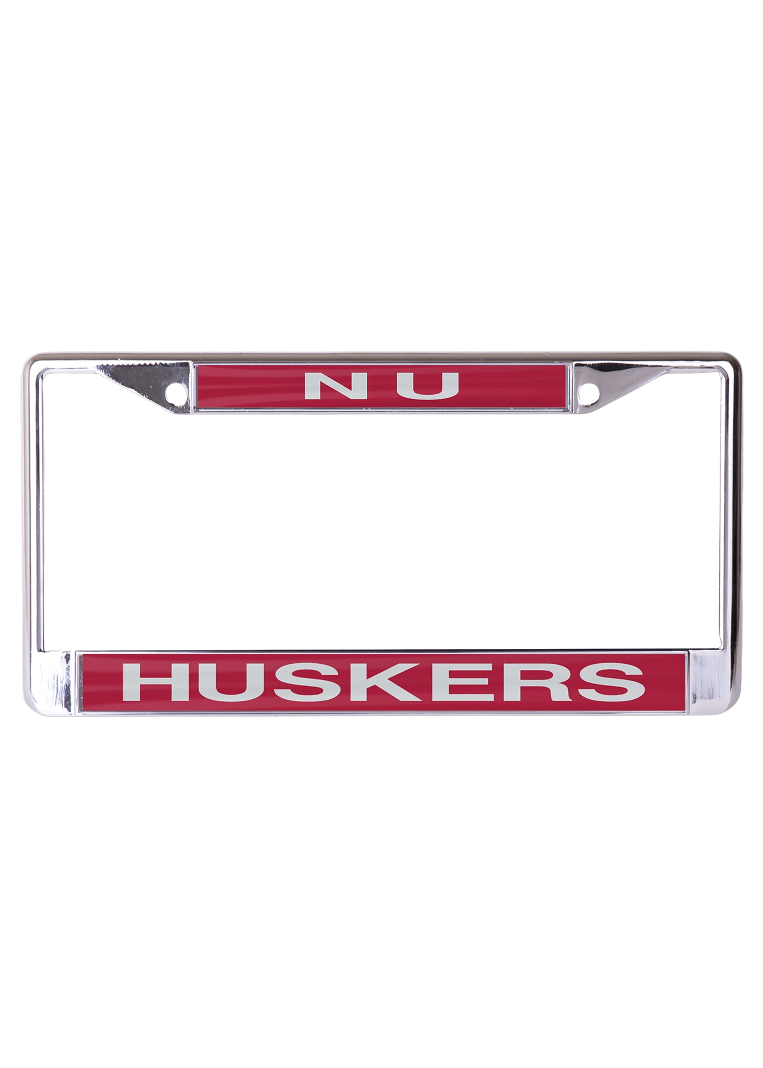 NU Huskers S/L Metal License Plate Frame - Nebraska Cornhuskers