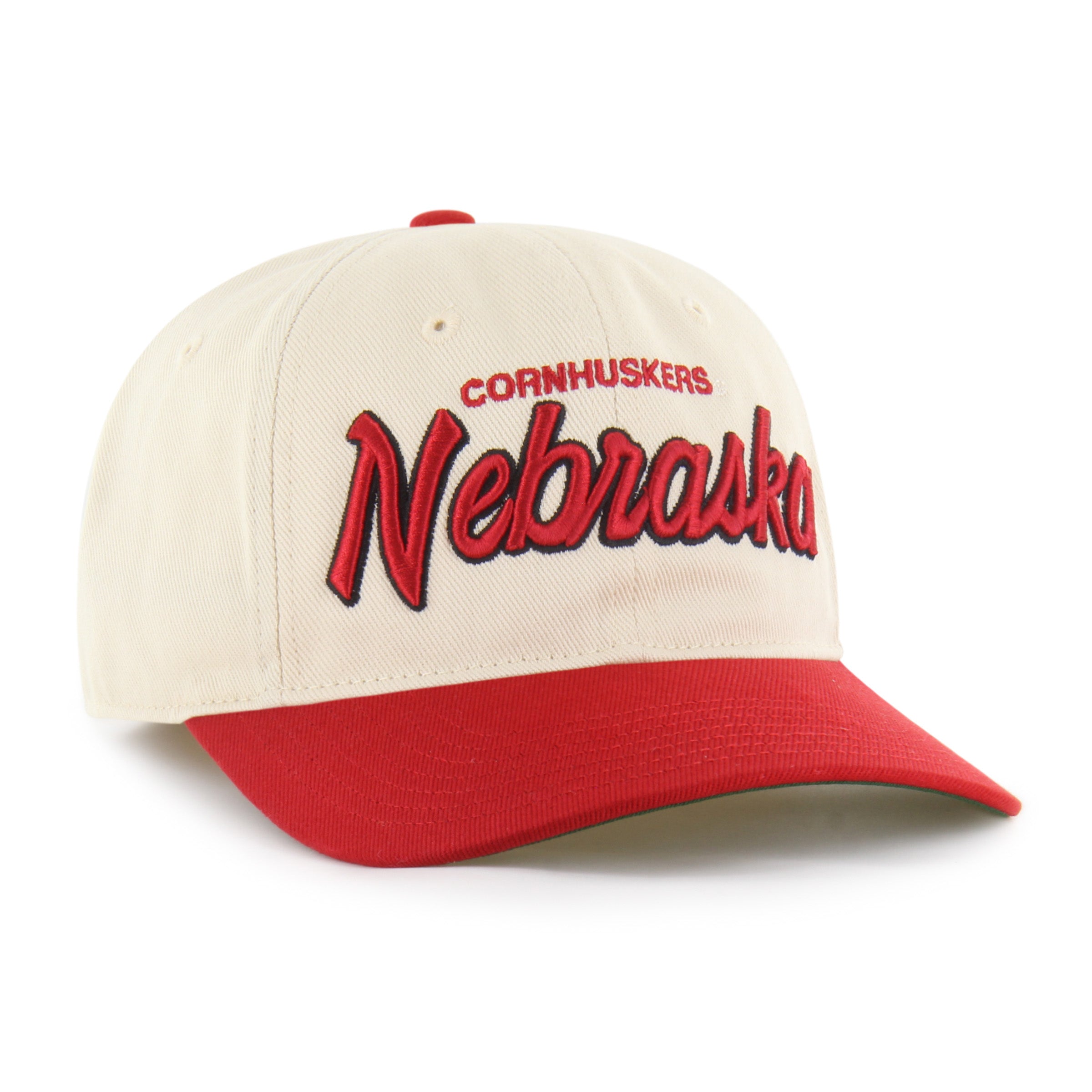 Natural Crosstown Tt '47 Franchise Ls Hat, Curved Bill, Fitted - Nebraska Cornhuskers