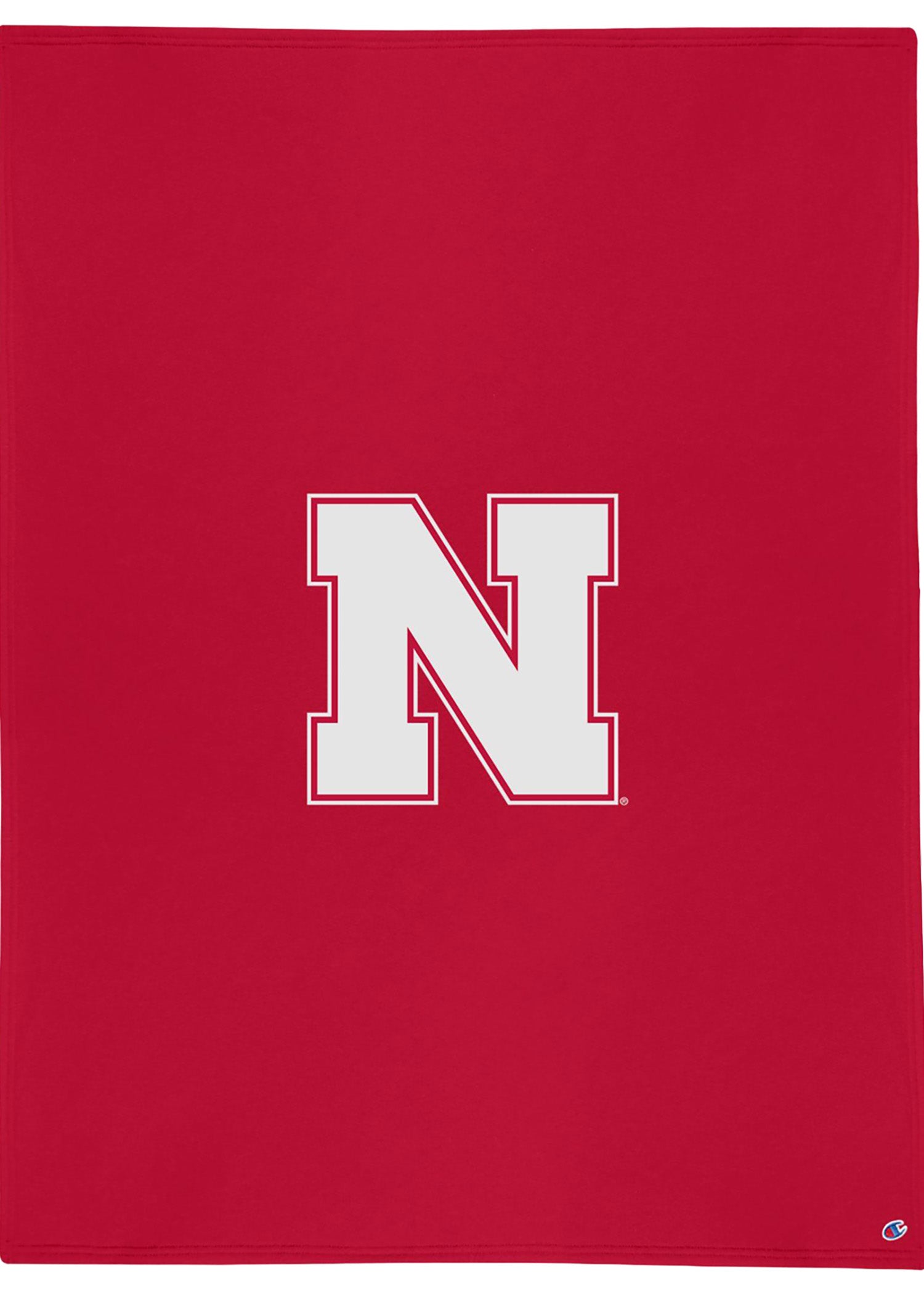 Nebraska Cornhuskers Red Block N Sweatshirt Blanket 54in x 84in