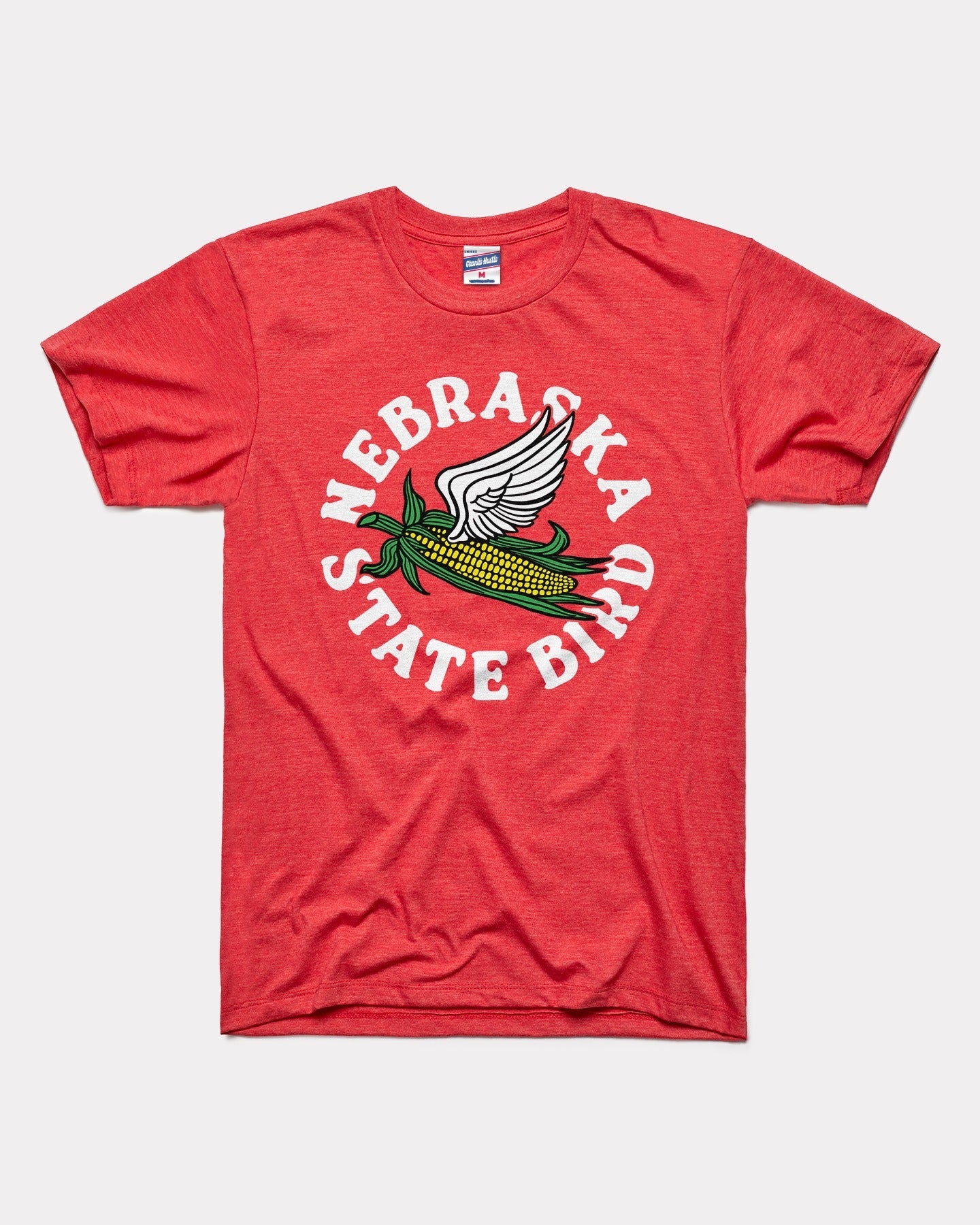 Nebraska State Bird Heather Red Unisex T-Shirt - Nebraska Cornhuskers