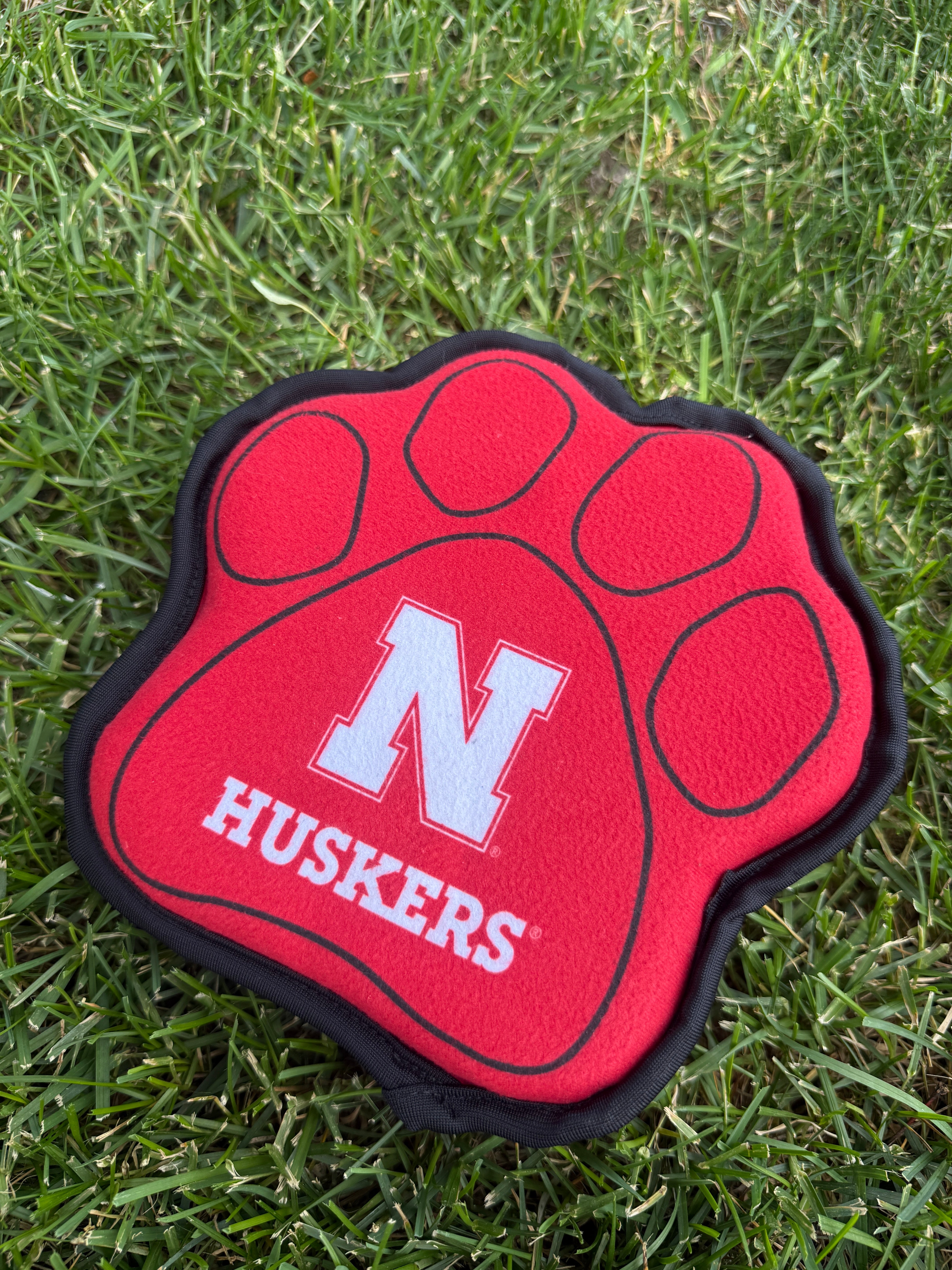 Paw Dog Toy - Nebraska Cornhuskers
