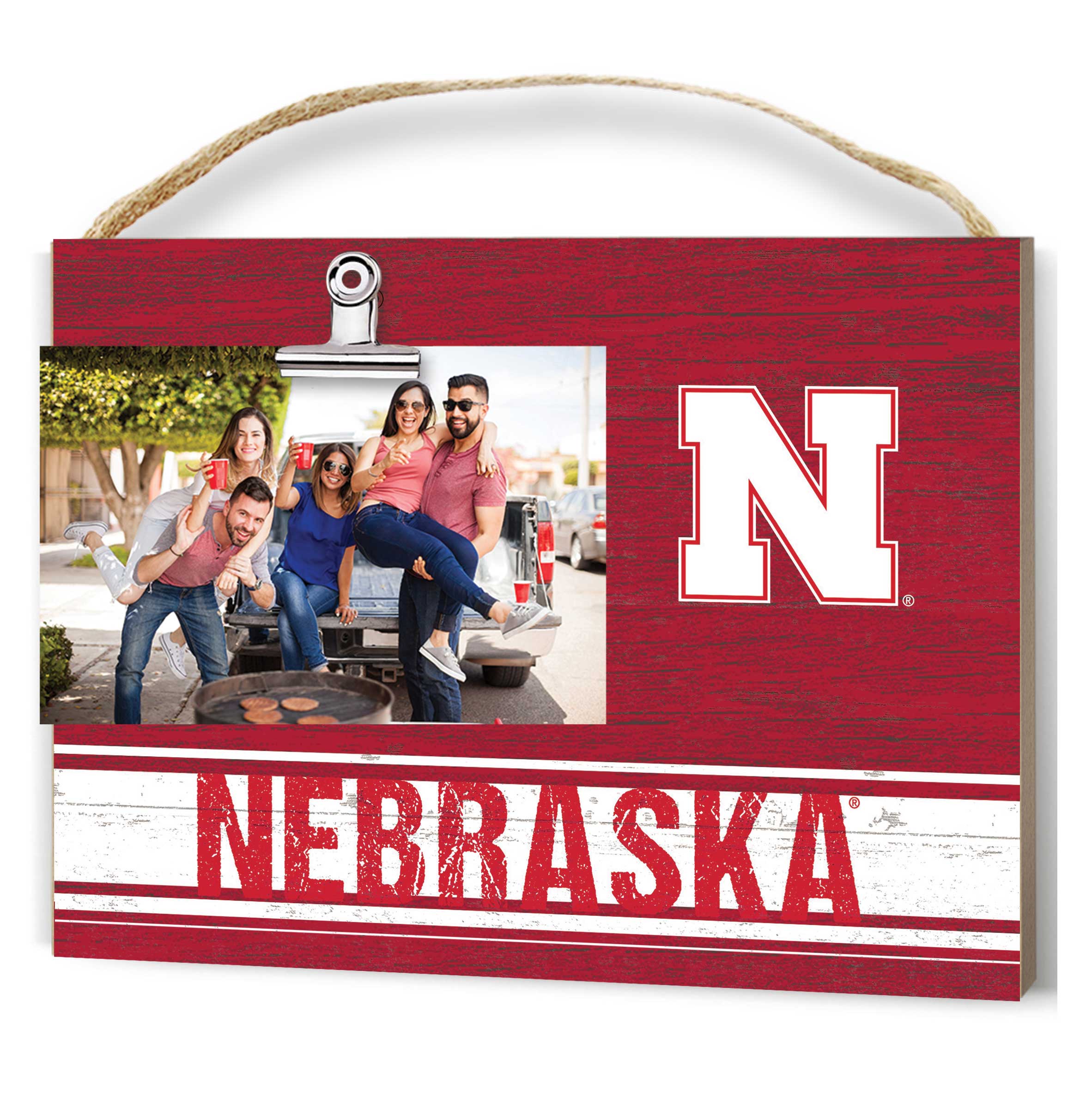 Picture Frame Nebraska Clip in Picture - Nebraska Cornhuskers