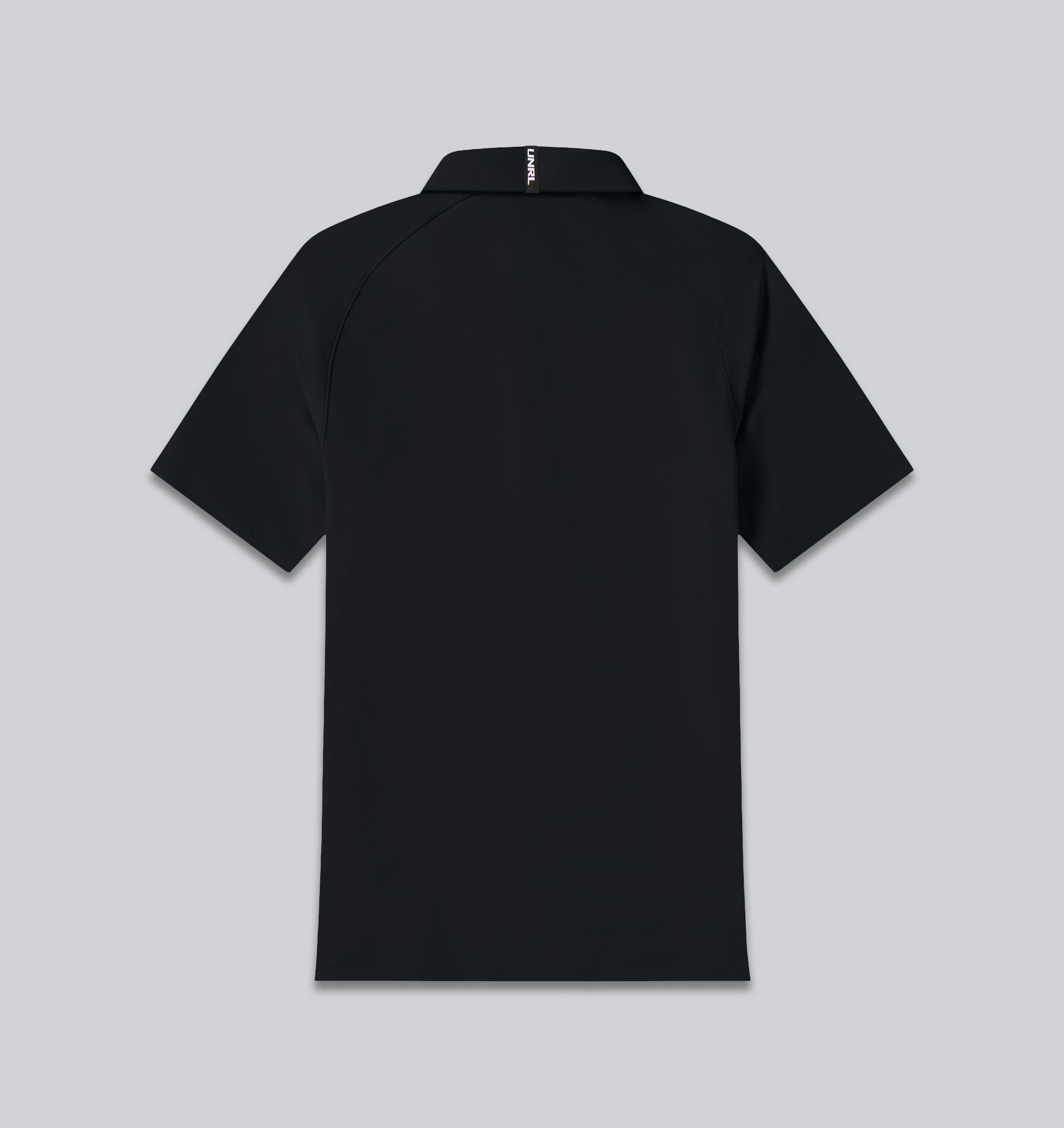 UNRL Pique Pro Polo in Black - Nebraska Cornhuskers