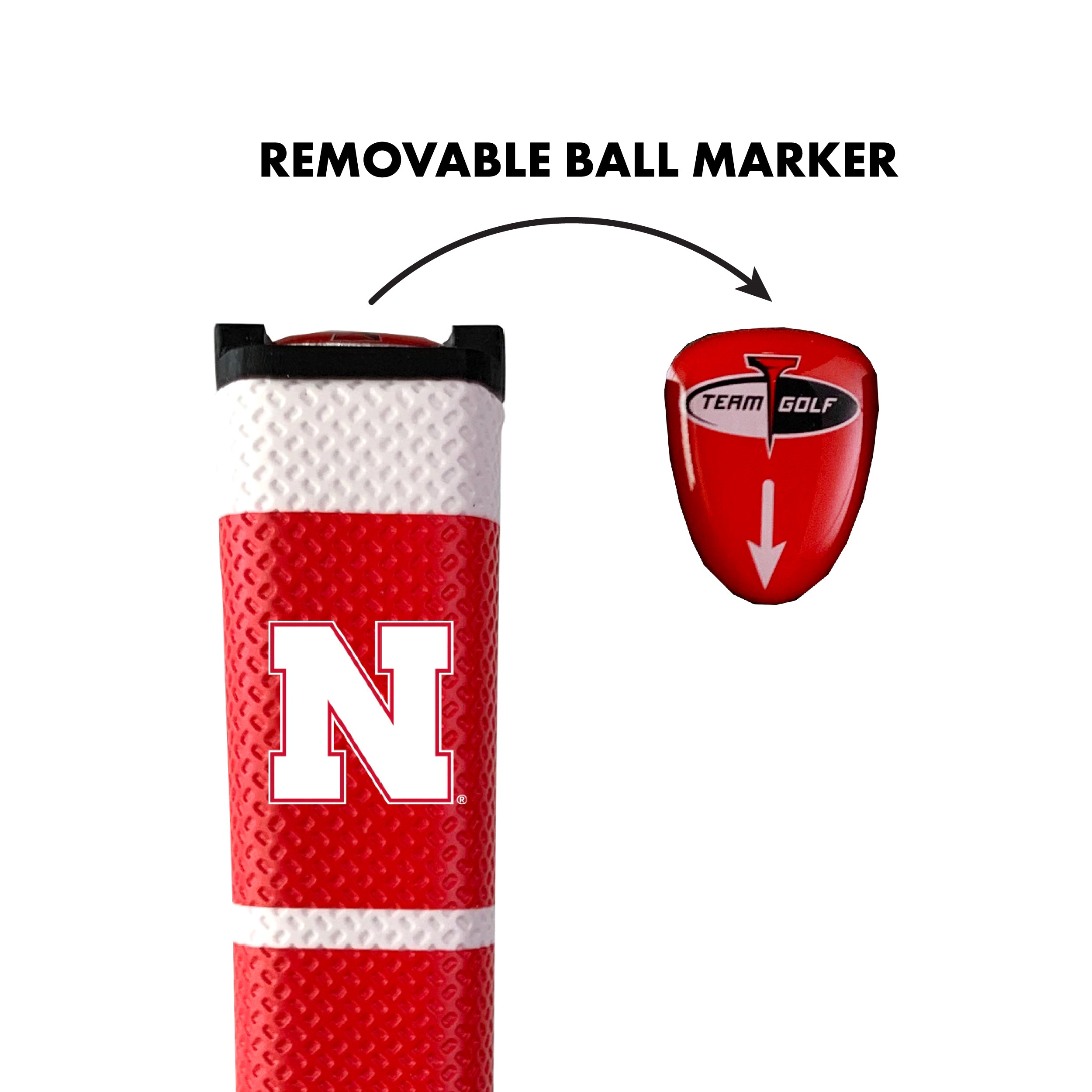 Putter Grip, Golf - Nebraska Cornhuskers
