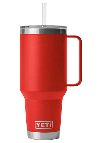 YETI Script Huskers - Rambler 42oz Mug Straw