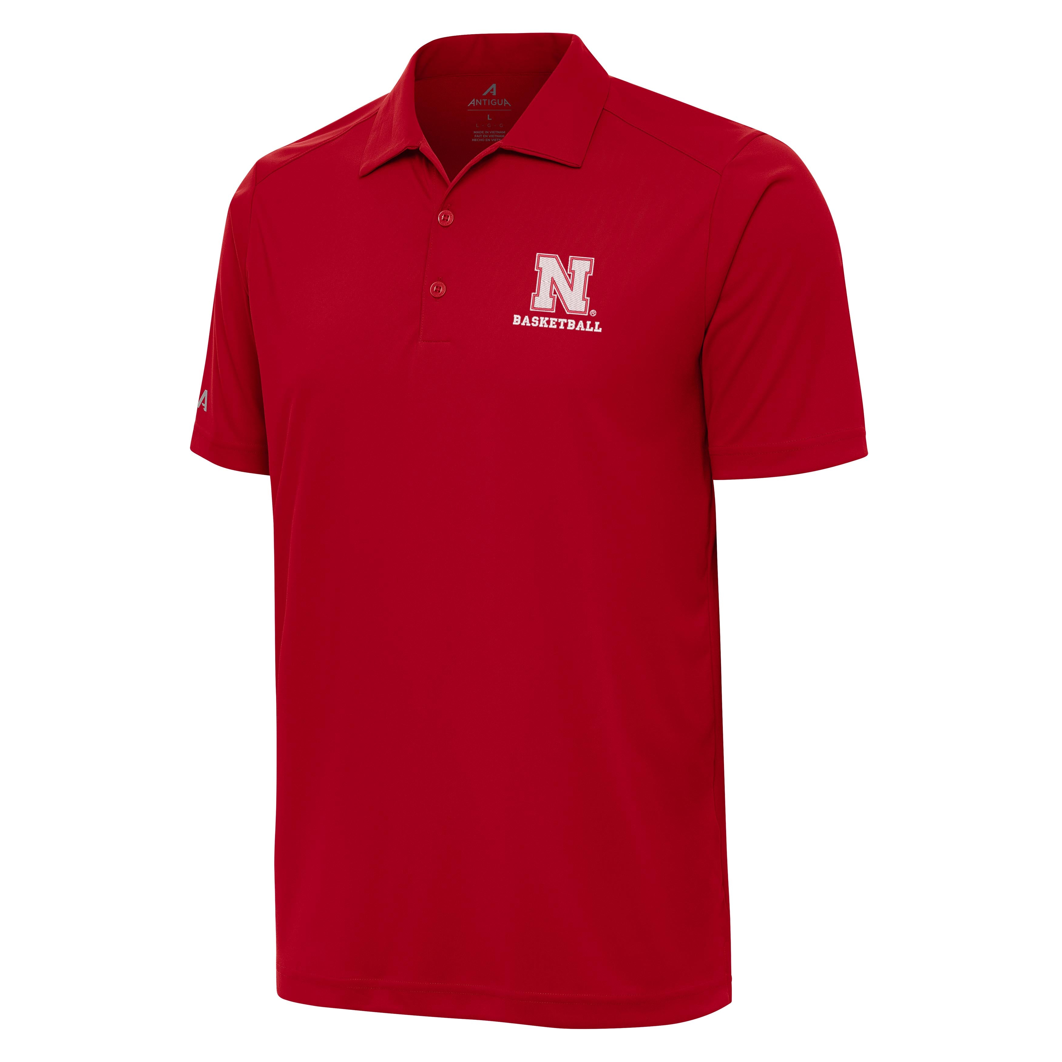 Red Basketball Polo - Nebraska Cornhuskers