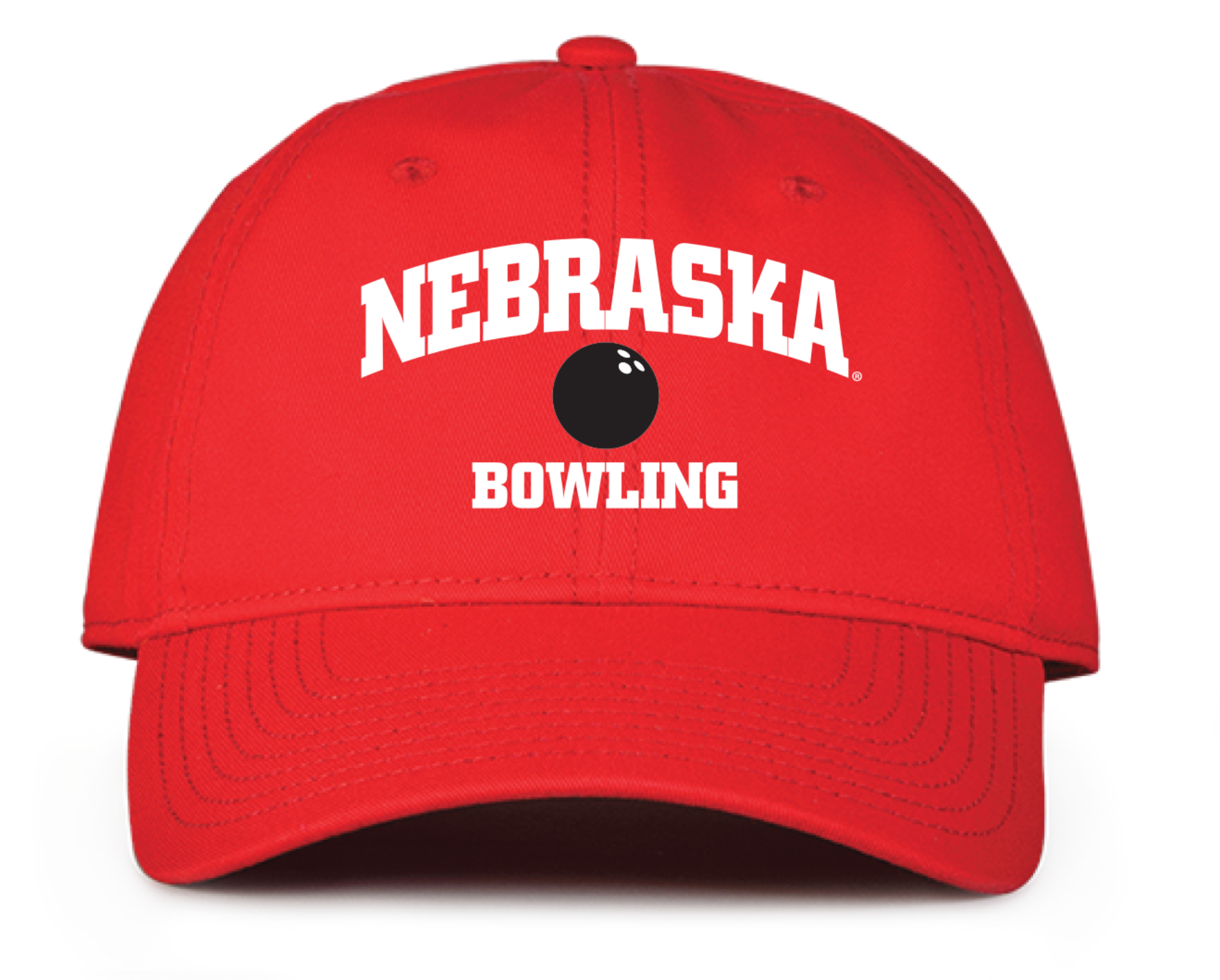 Red Bowling Trucker Hat - Nebraska Cornhuskers