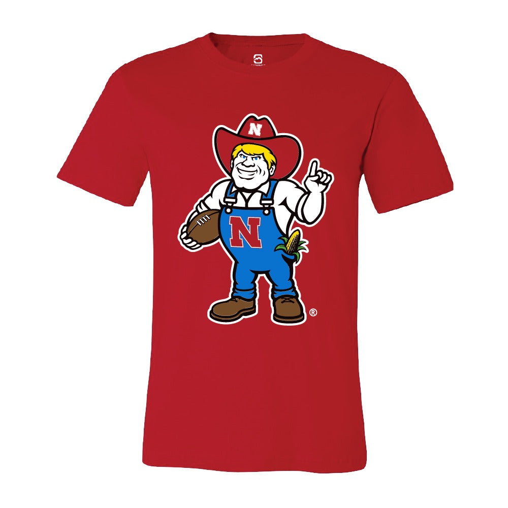 Red Football Giant Herbie Tee - Nebraska Cornhuskers