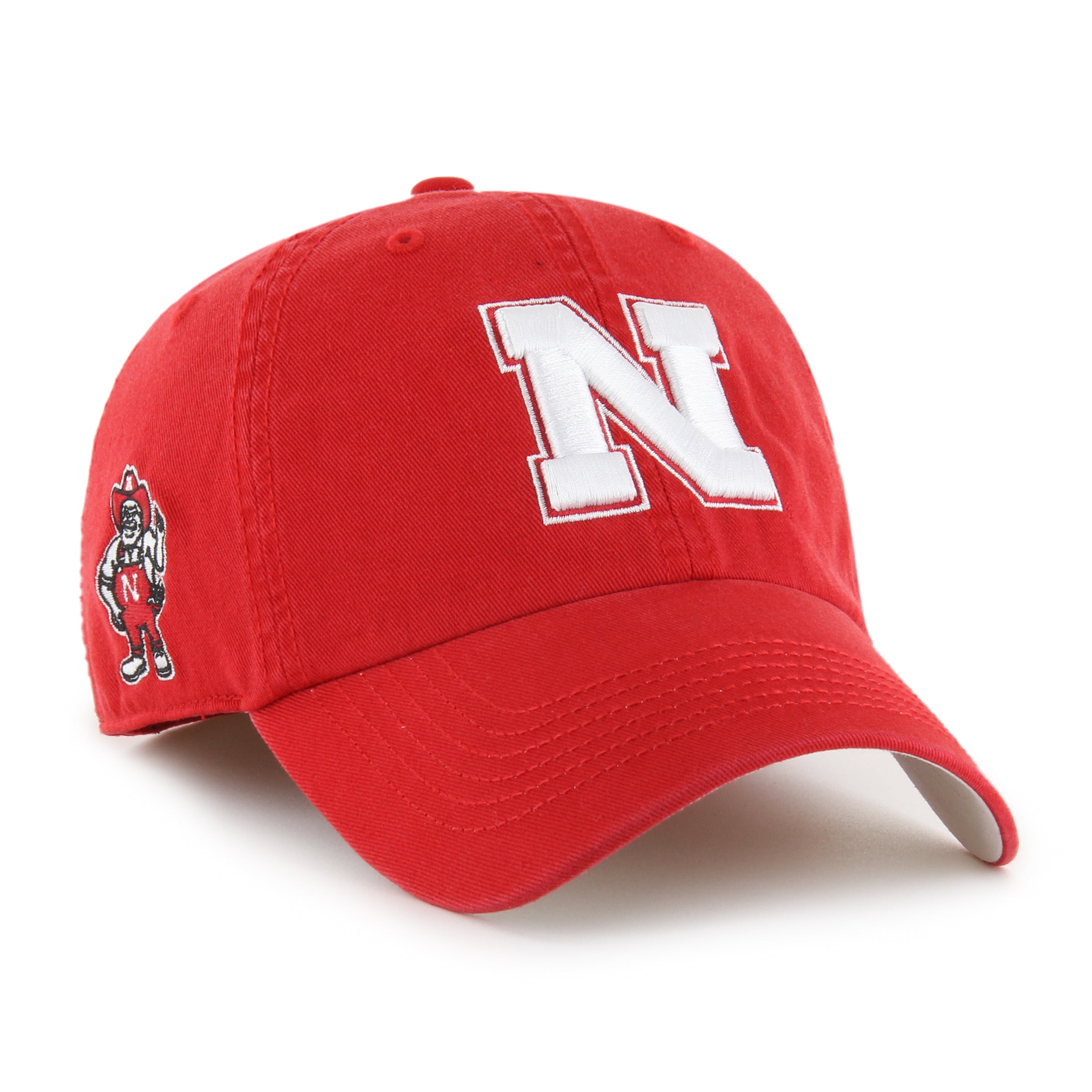 Red Herbie Classic '47 Franchise Hat, Curved Bill, Fitted - Nebraska Cornhuskers