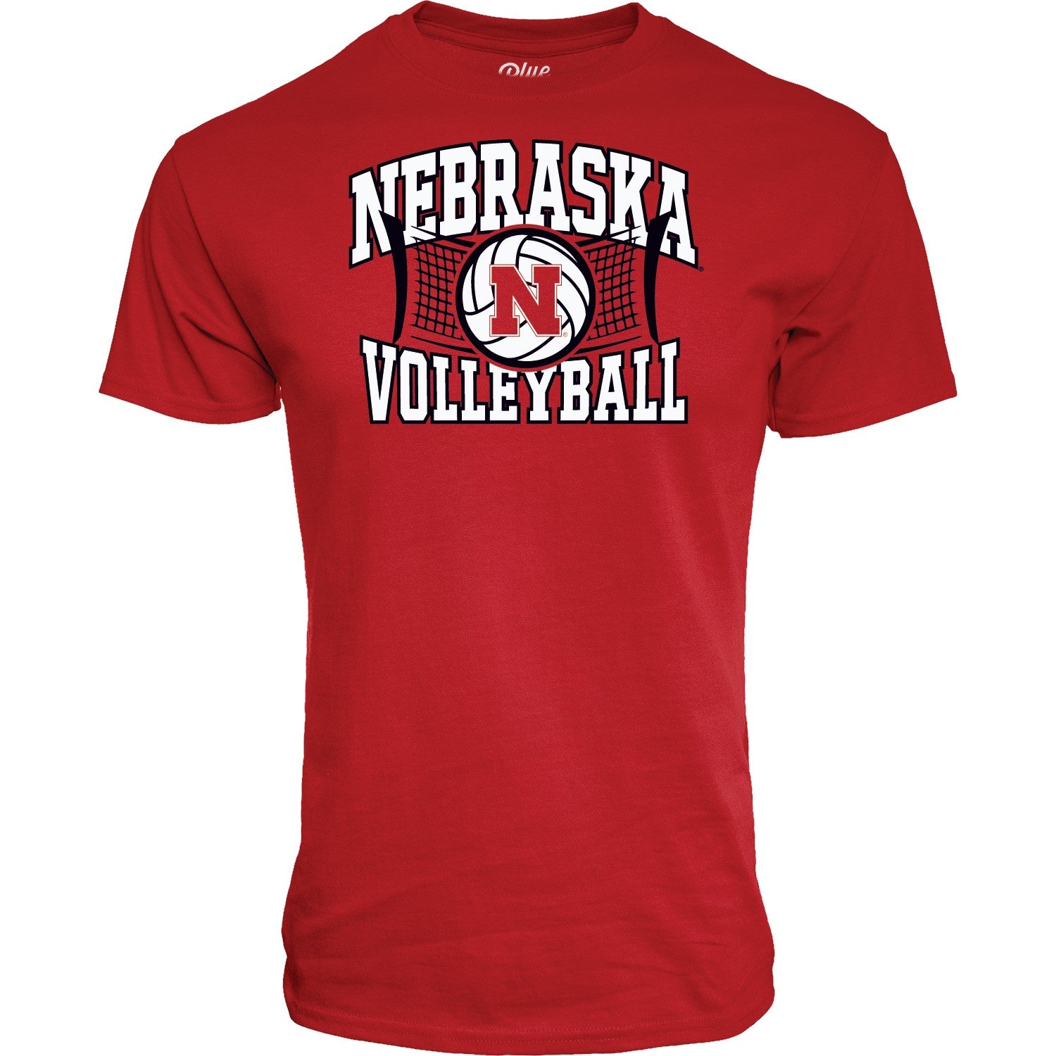 Red Net Margin Volleyball Tee - Nebraska Cornhuskers