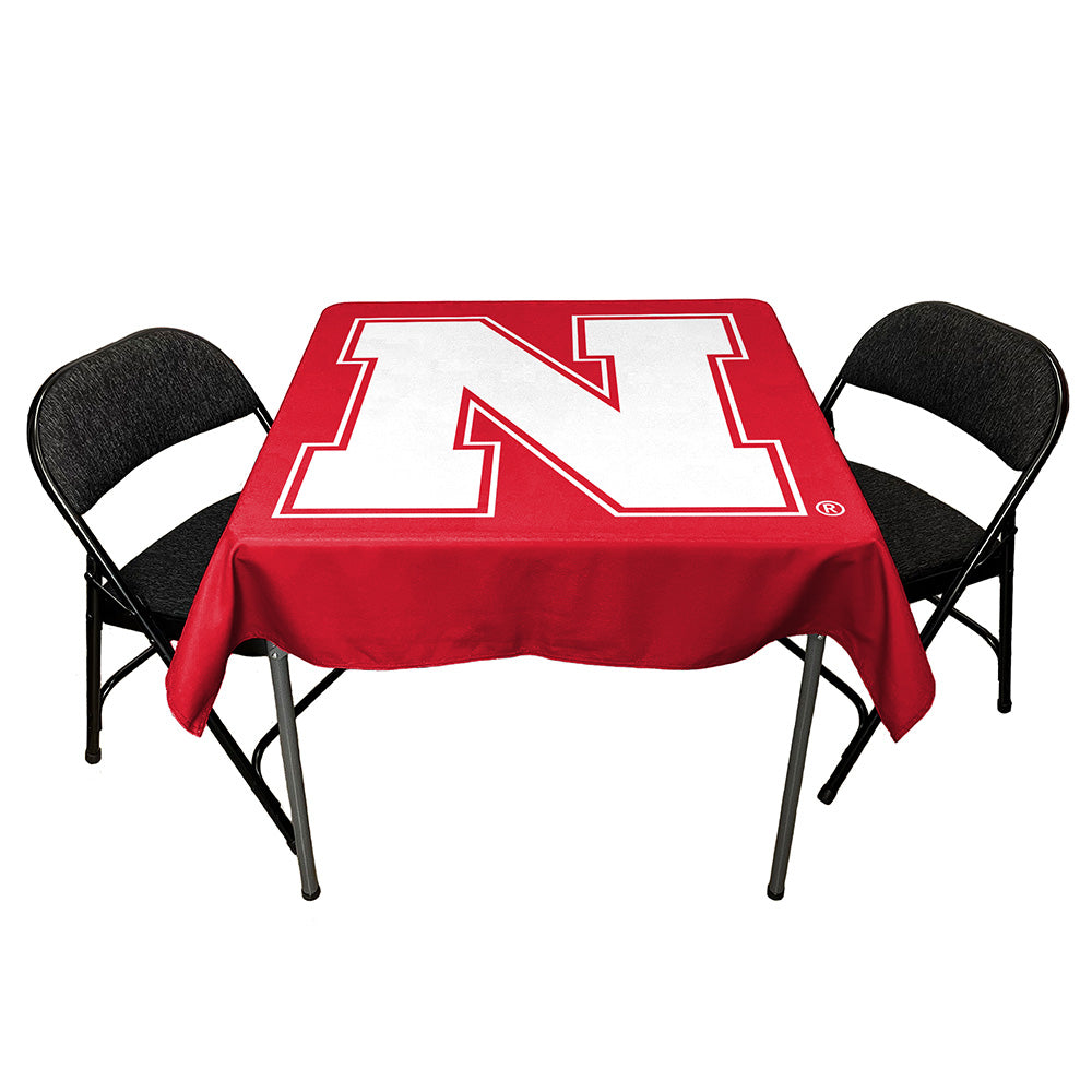 Red Table Cover - Nebraska Cornhuskers