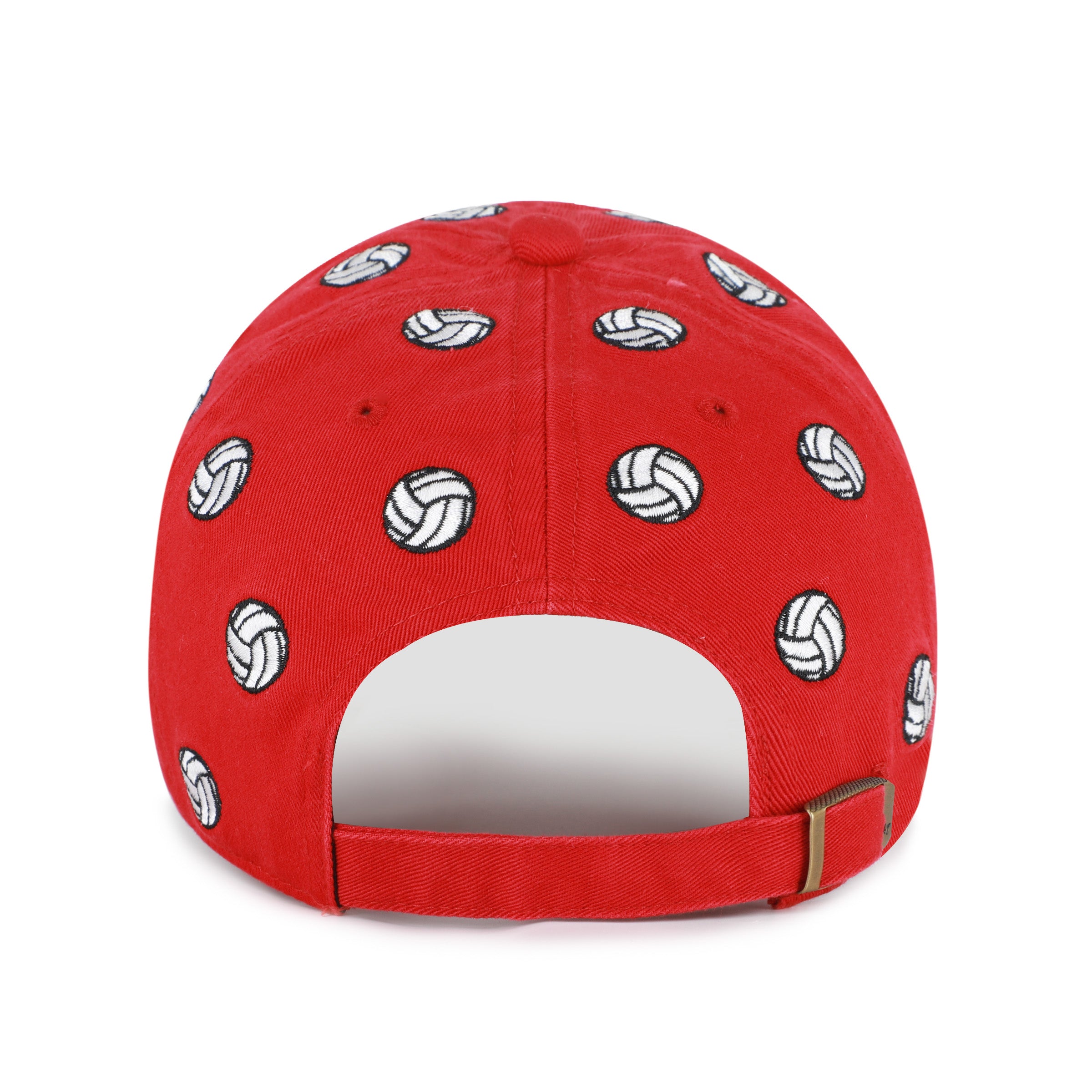 Women's Red Volleyball Confetti '47 Clean Up Hat, Curved Bill, Strapback - Nebraska Cornhuskers