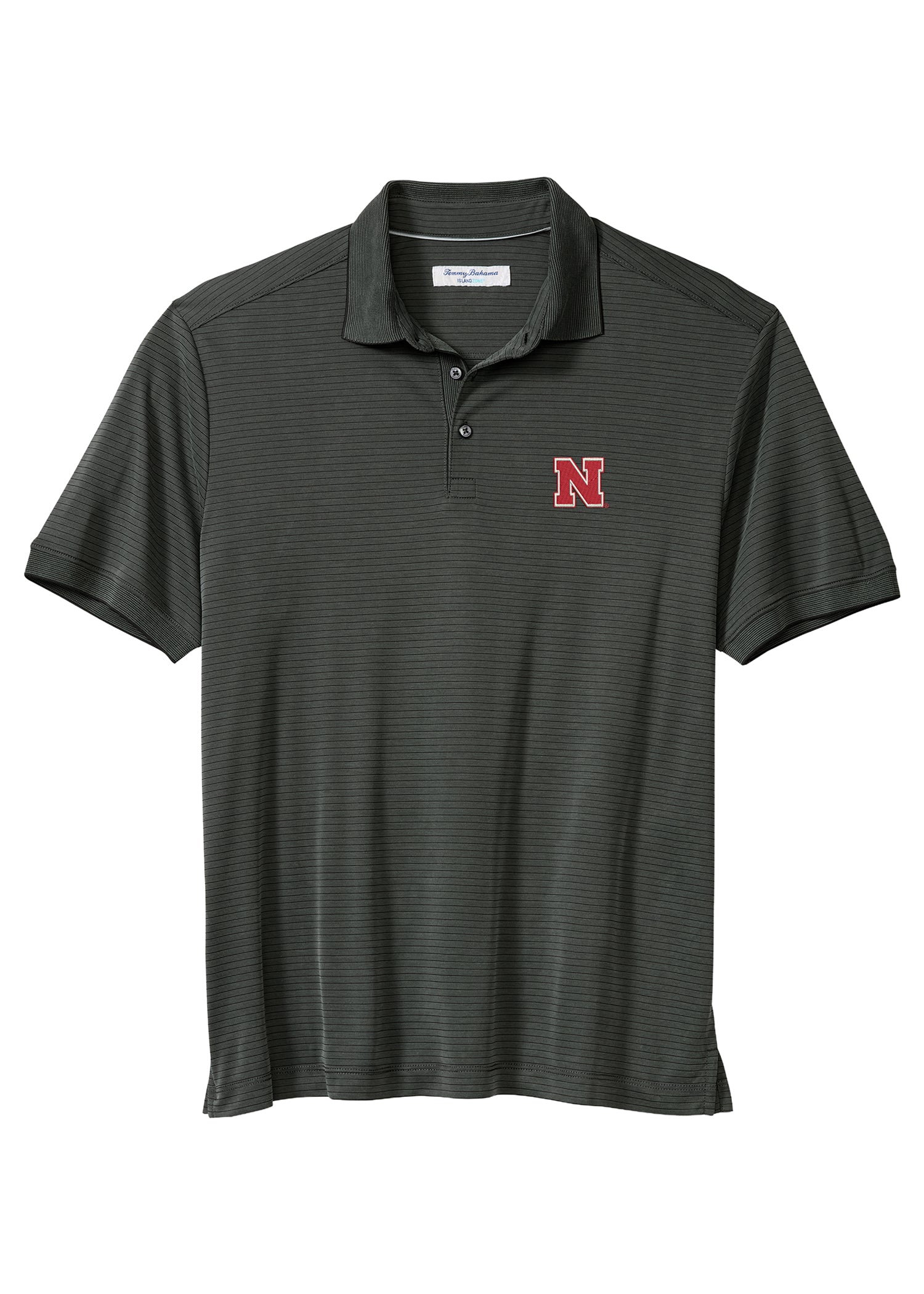 Tommy Bahama Nebraska Huskers Collegiate Bay Stripe IslandZone® Polo