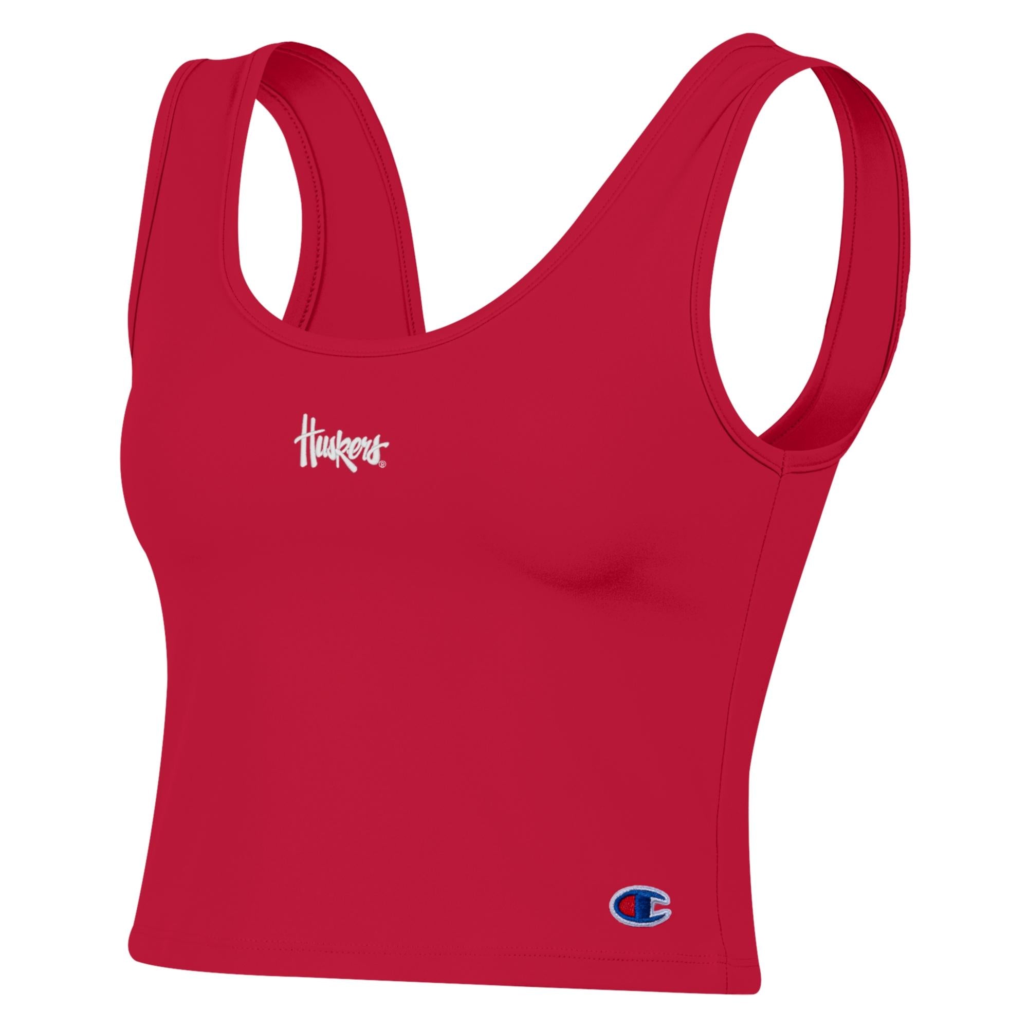 Scarlet Script Racerback Tank - Nebraska Cornhuskers