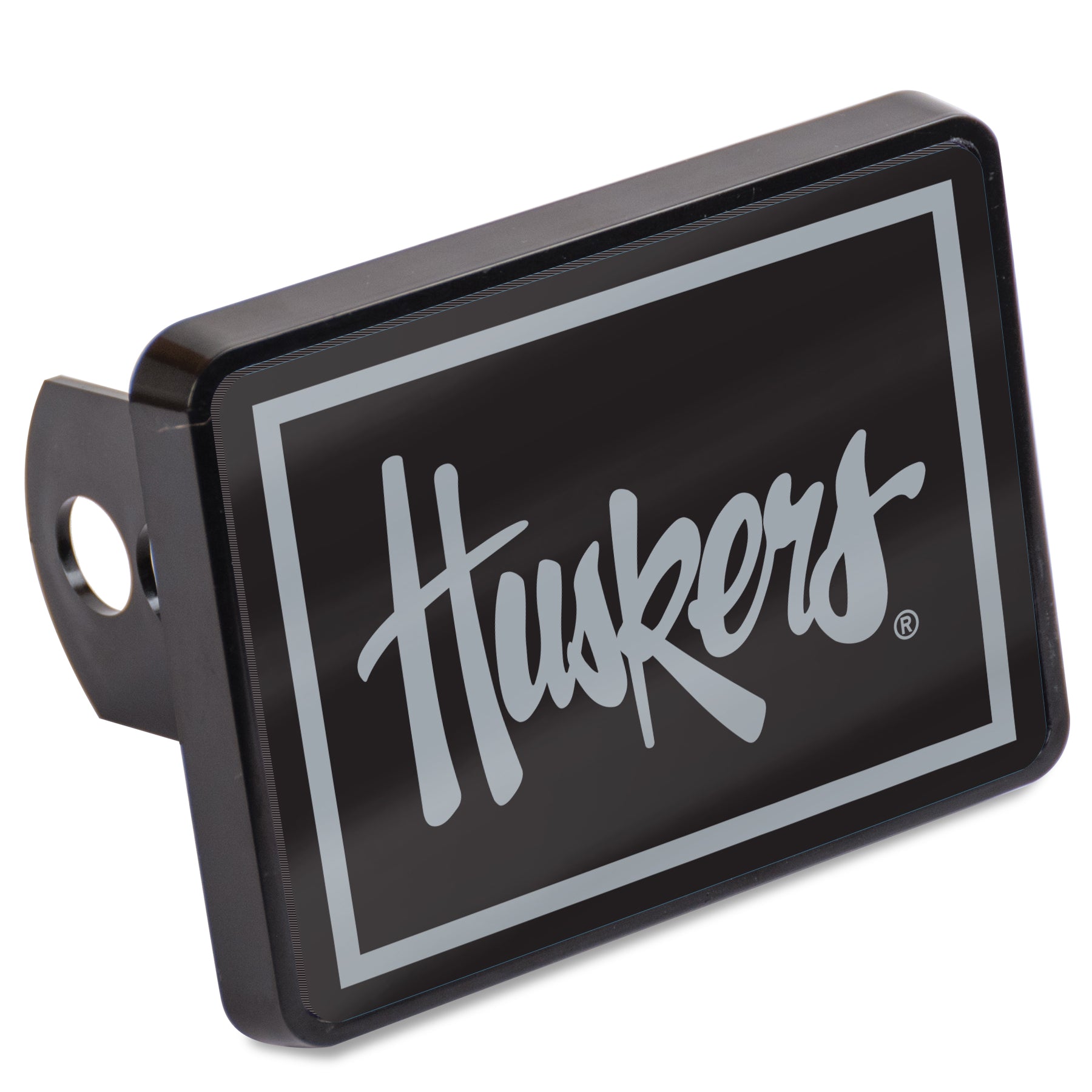 Script Huskers Hitch Cover - Nebraska Cornhuskers