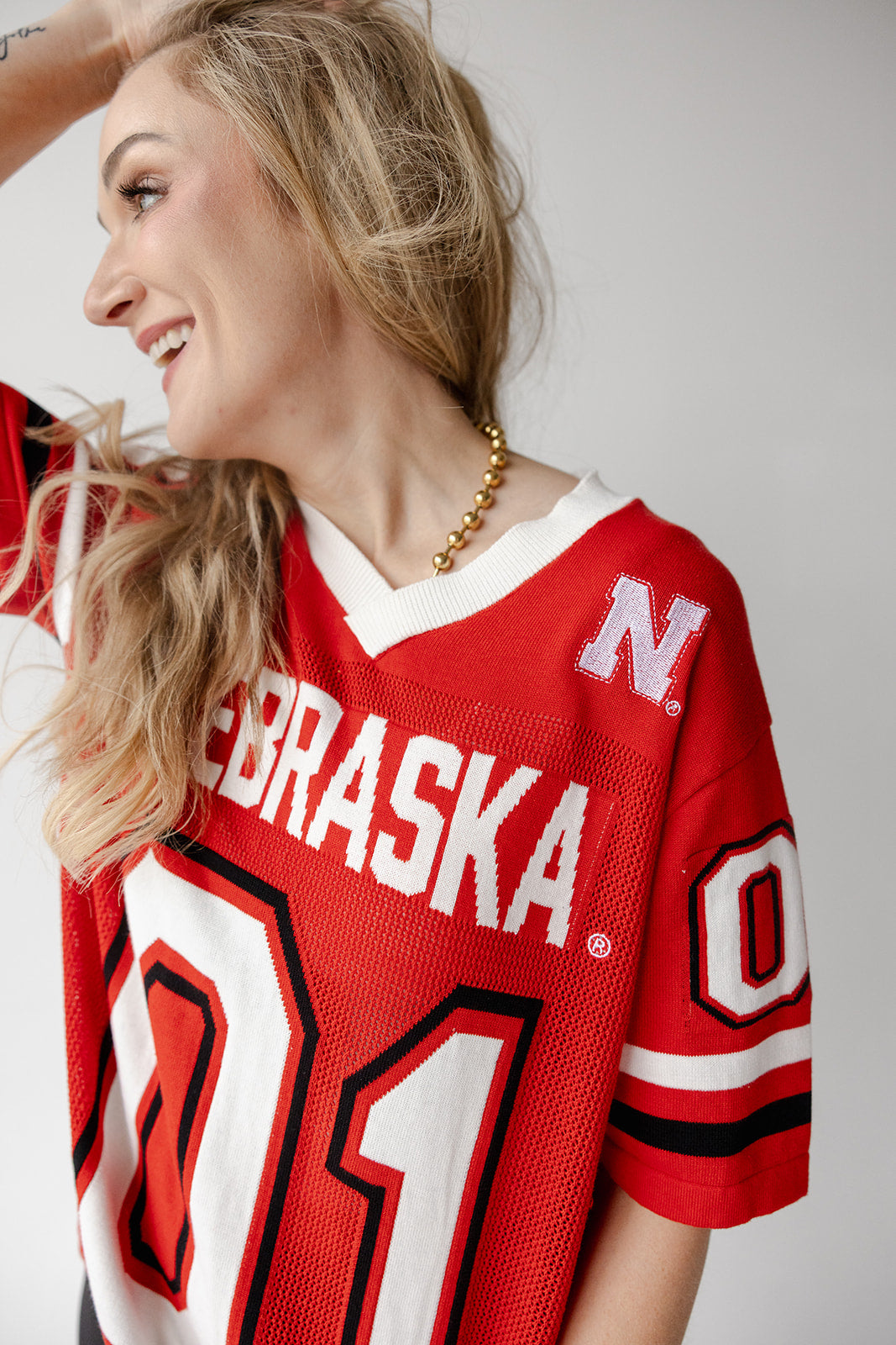 Sideline Sweater Jersey - Nebraska Cornhuskers