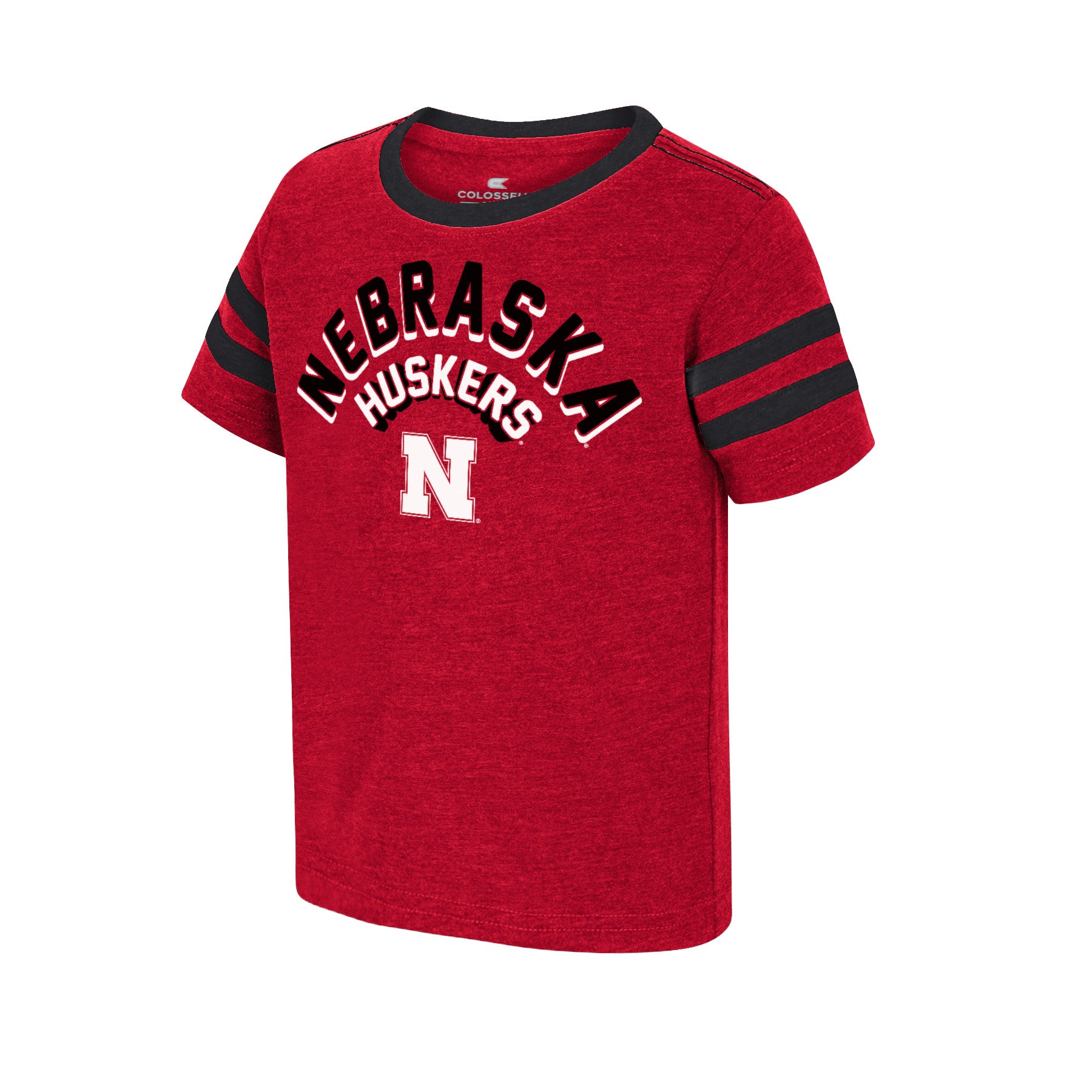 Toddler Heather Red Short Sleeve Tee - Nebraska Cornhuskers