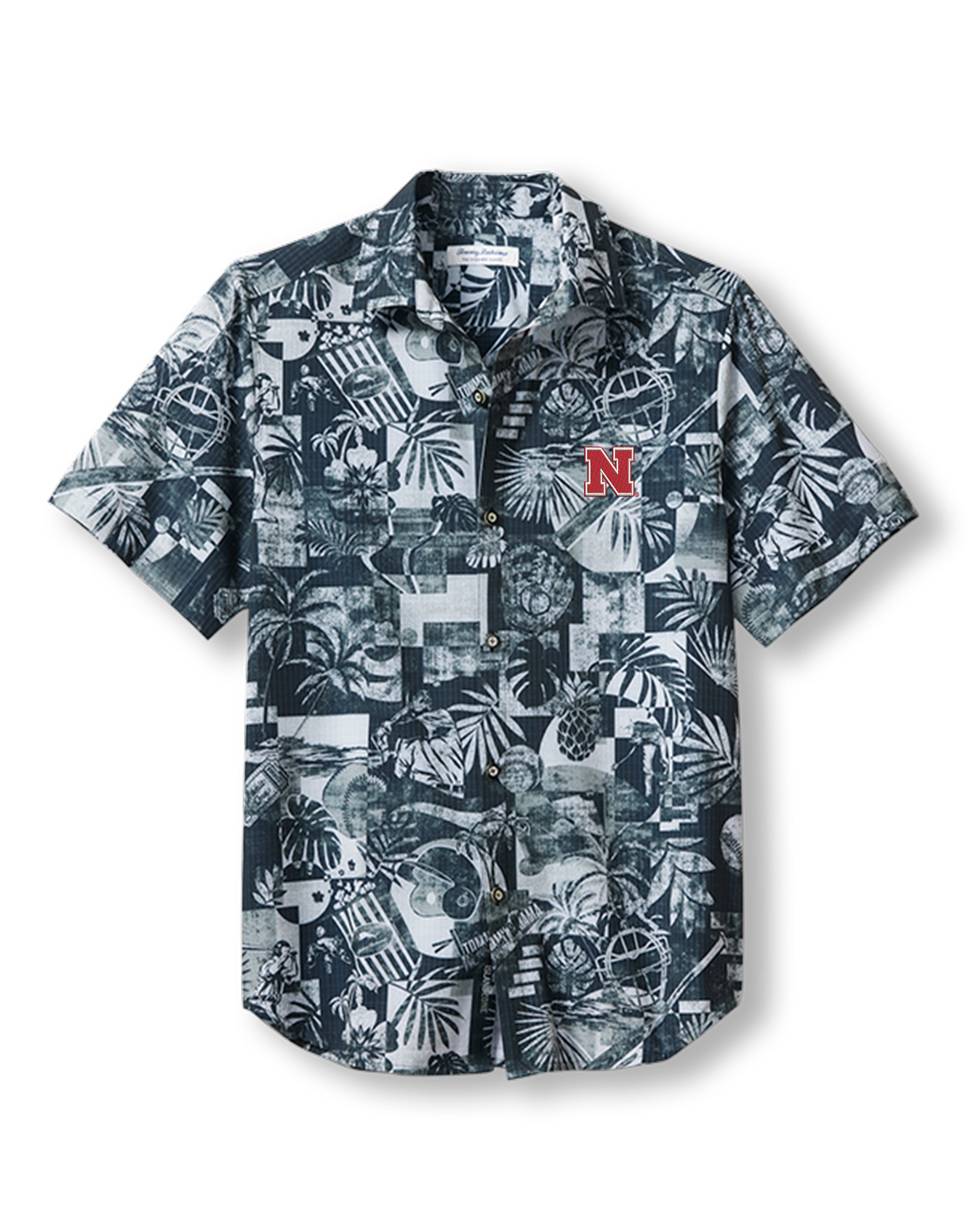 Tommy Bahama Nebraska Huskers Bahama Coast Baseball Medley in Black