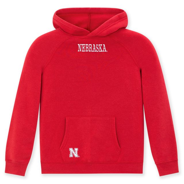 ZooZatZ Kids Girls' Nebraska Cornhuskers Helmet Hoodie - Red