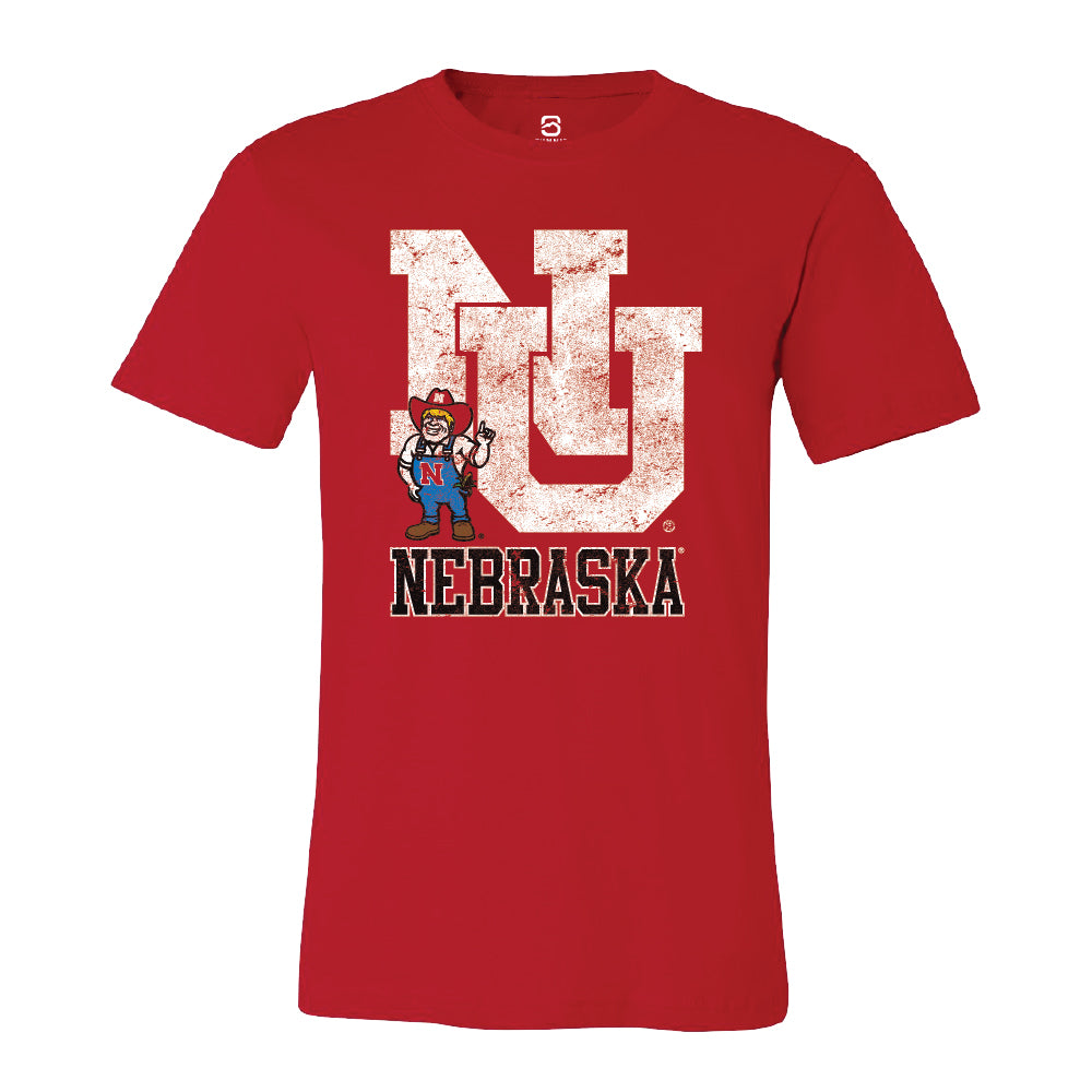 Vintage Block N Red Tee - Nebraska Cornhuskers