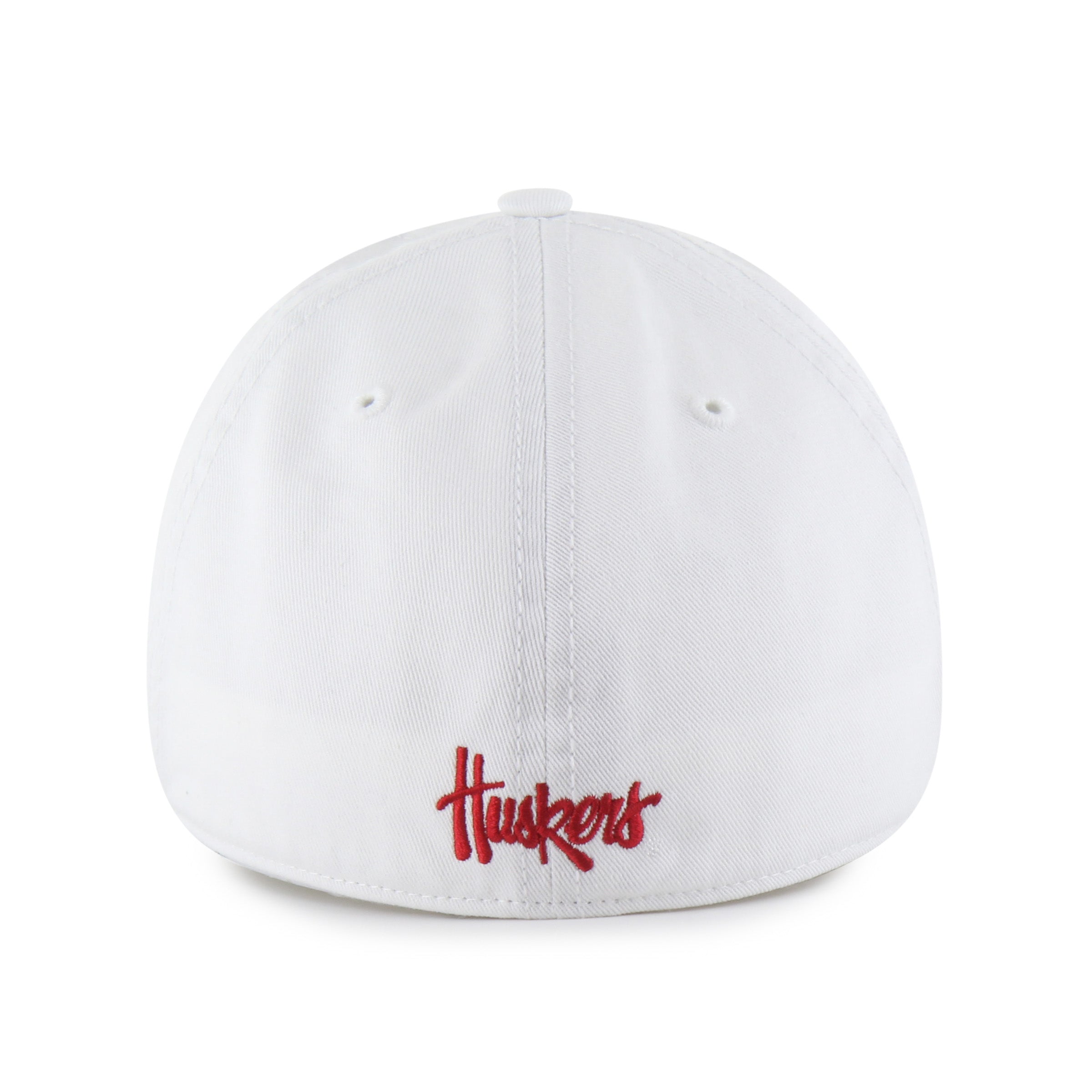 White Classic '47 Franchise Hat, Curved Bill, Fitted - Nebraska Cornhuskers