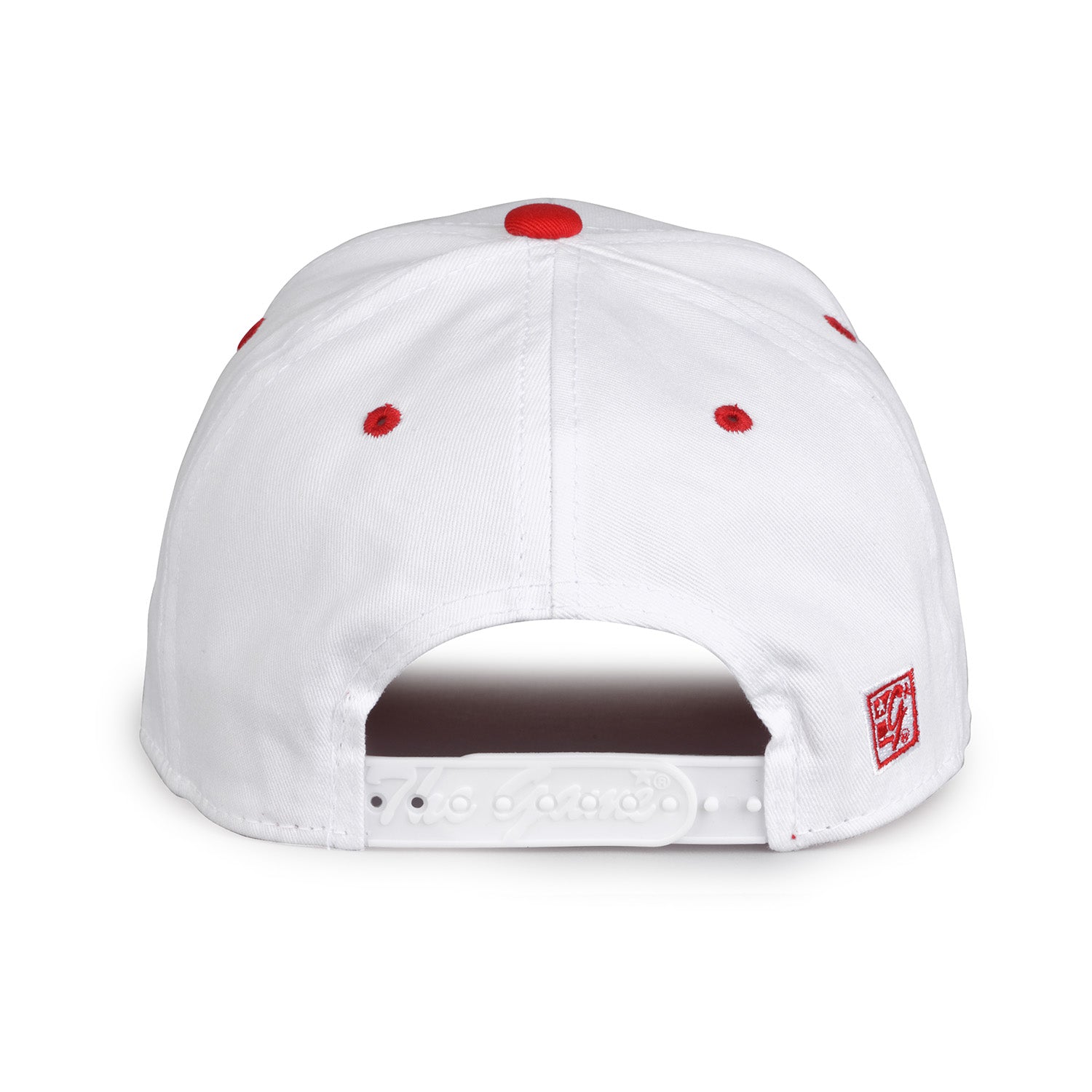 White Twill Snapback Hat, Curved Bill, Snapback - Nebraska Cornhuskers
