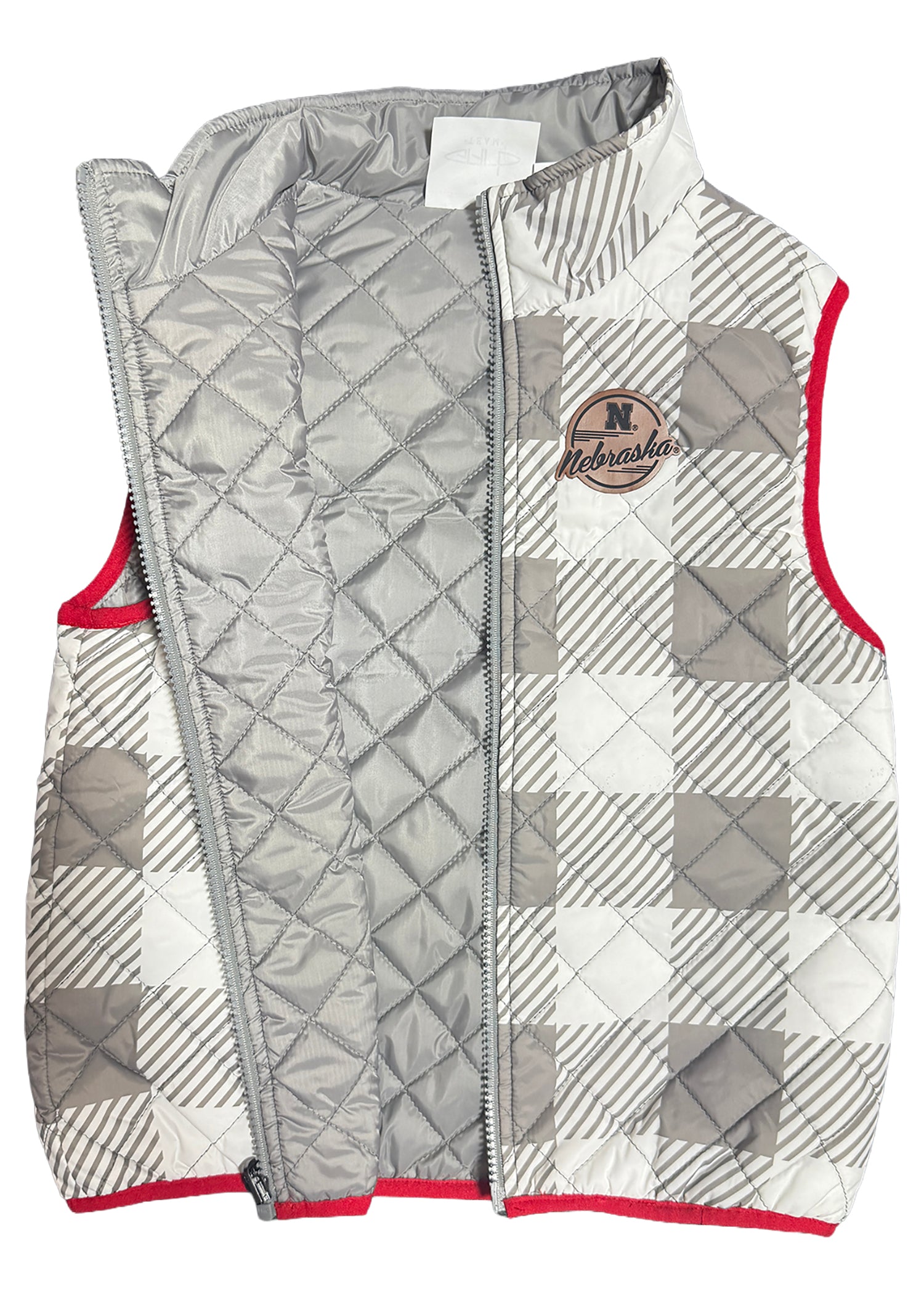 Youth Girls Reversible Vest - Garb Nebraska Cornhuskers