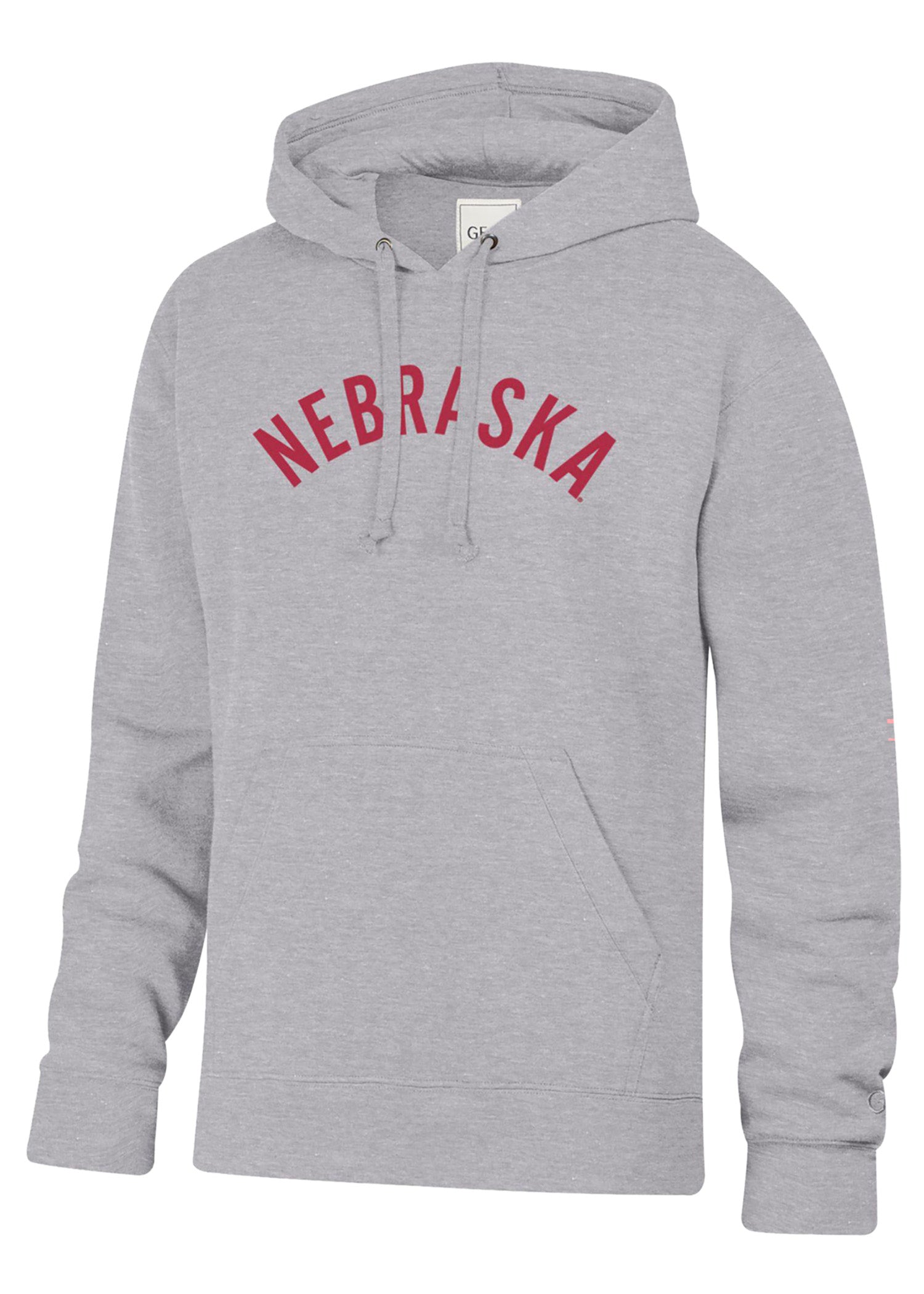 Arch Nebraska Hoodie Grey