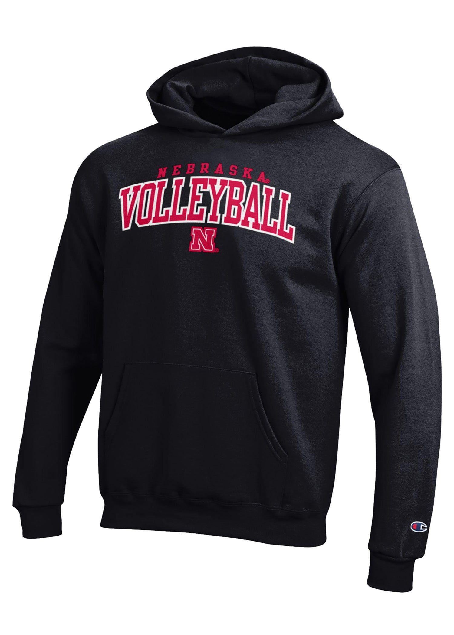 Volleyball Arch Wordmark Hoodie