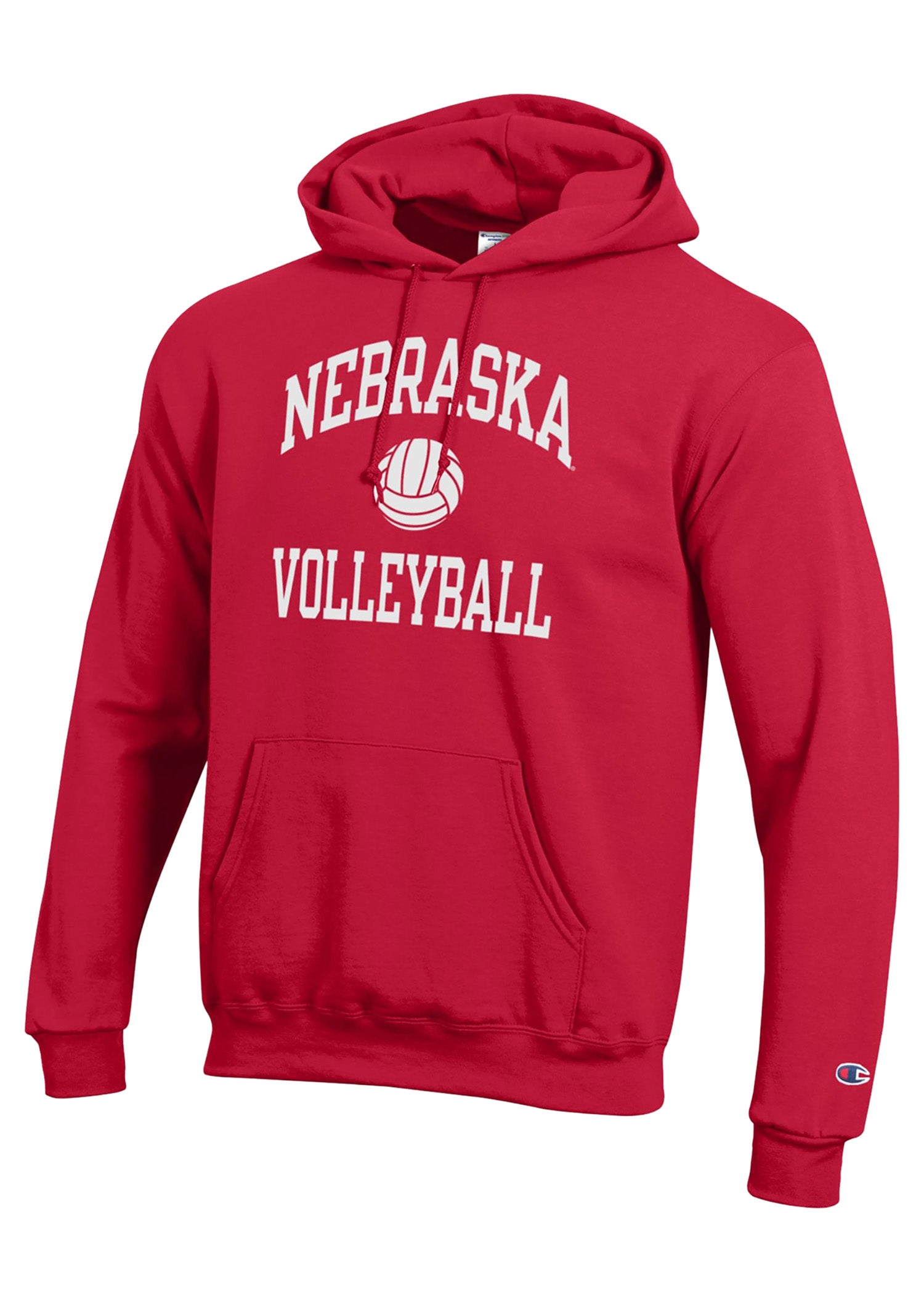 Volleyball Ball Icon Arch Hoodie