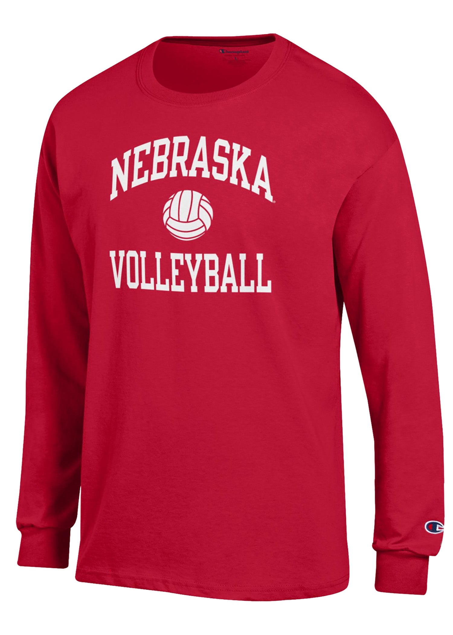 Volleyball Ball Icon Arch Long Sleeve Tee