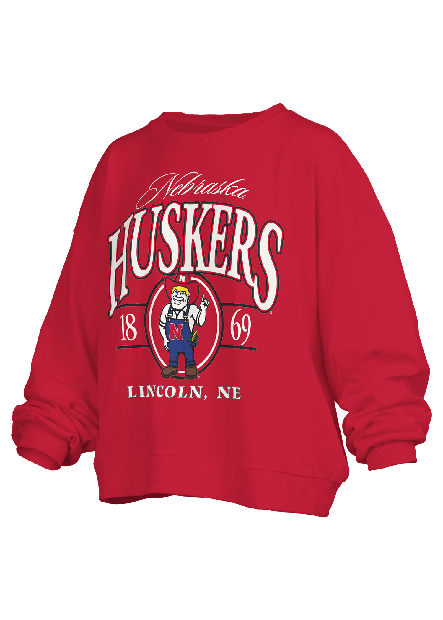 Women's Nebraska Huskers Vinson Oversized Sweatshirt