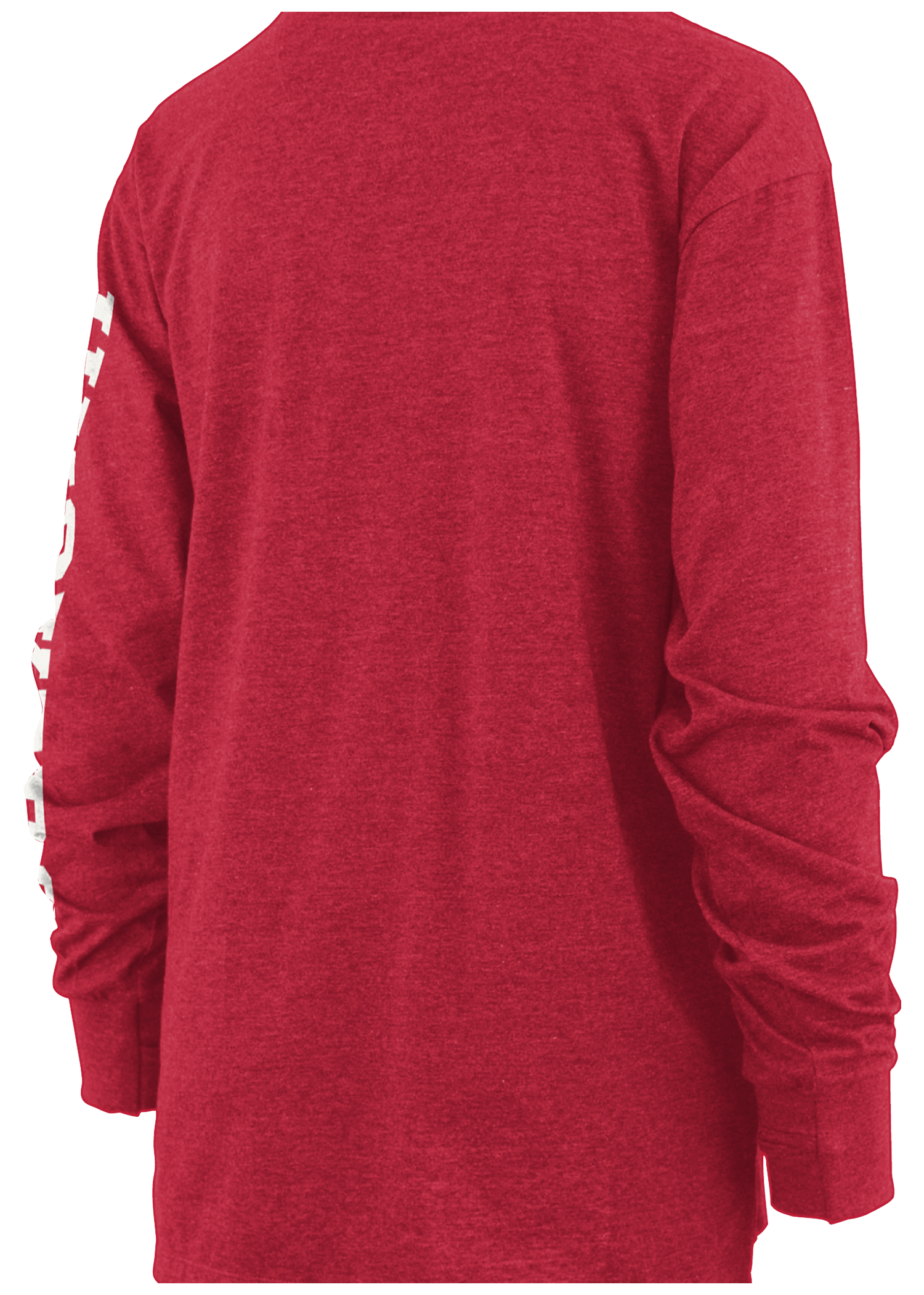 Heathered Nebraska Huskers Two-Hit Canyon Long Sleeve T-Shirt