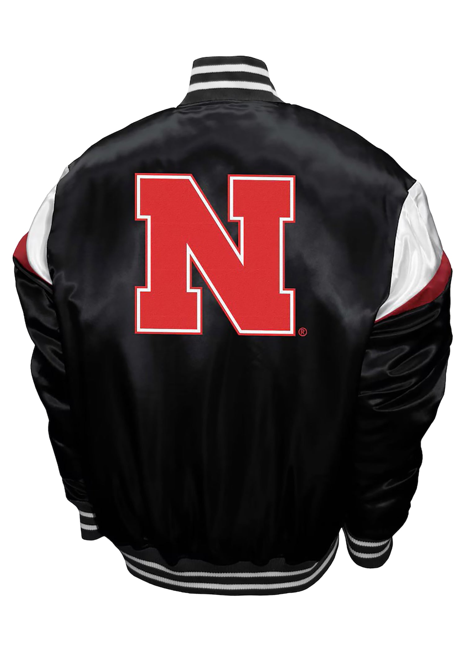 Power Satin Full-Snap Coat - Black