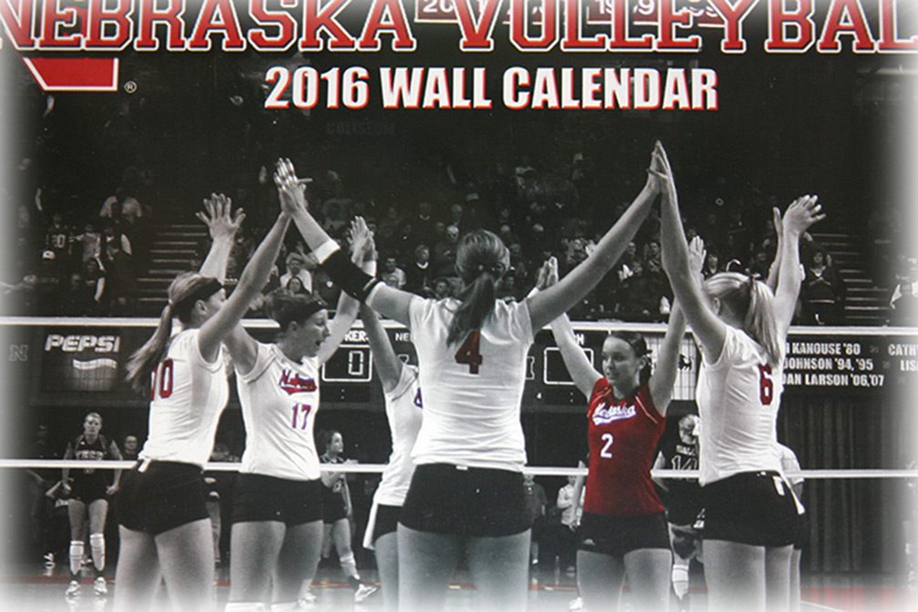 2016 Husker Volleyball Calendar